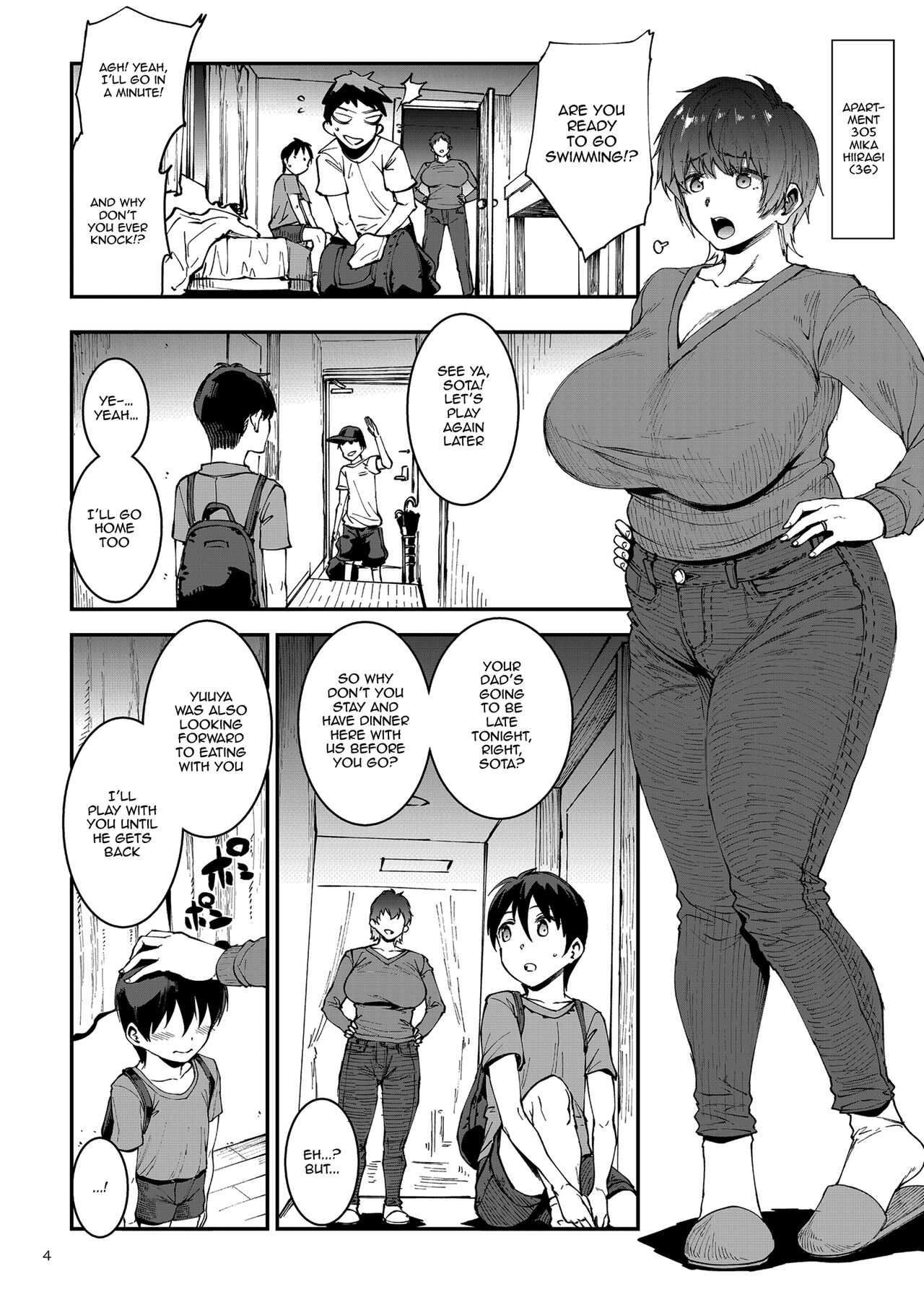 Mama Mansion! ~First Chapter, Room 305's Hiiragi Mika 36YO~ page 4