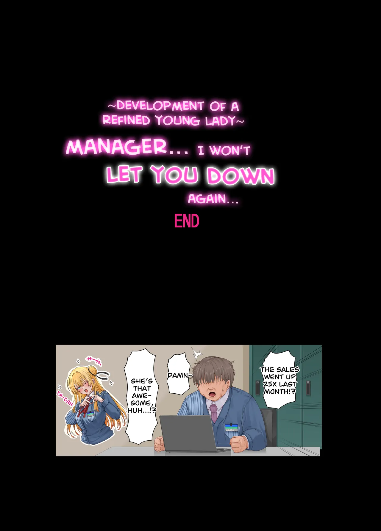 Manager... I won't let you down again... page 33