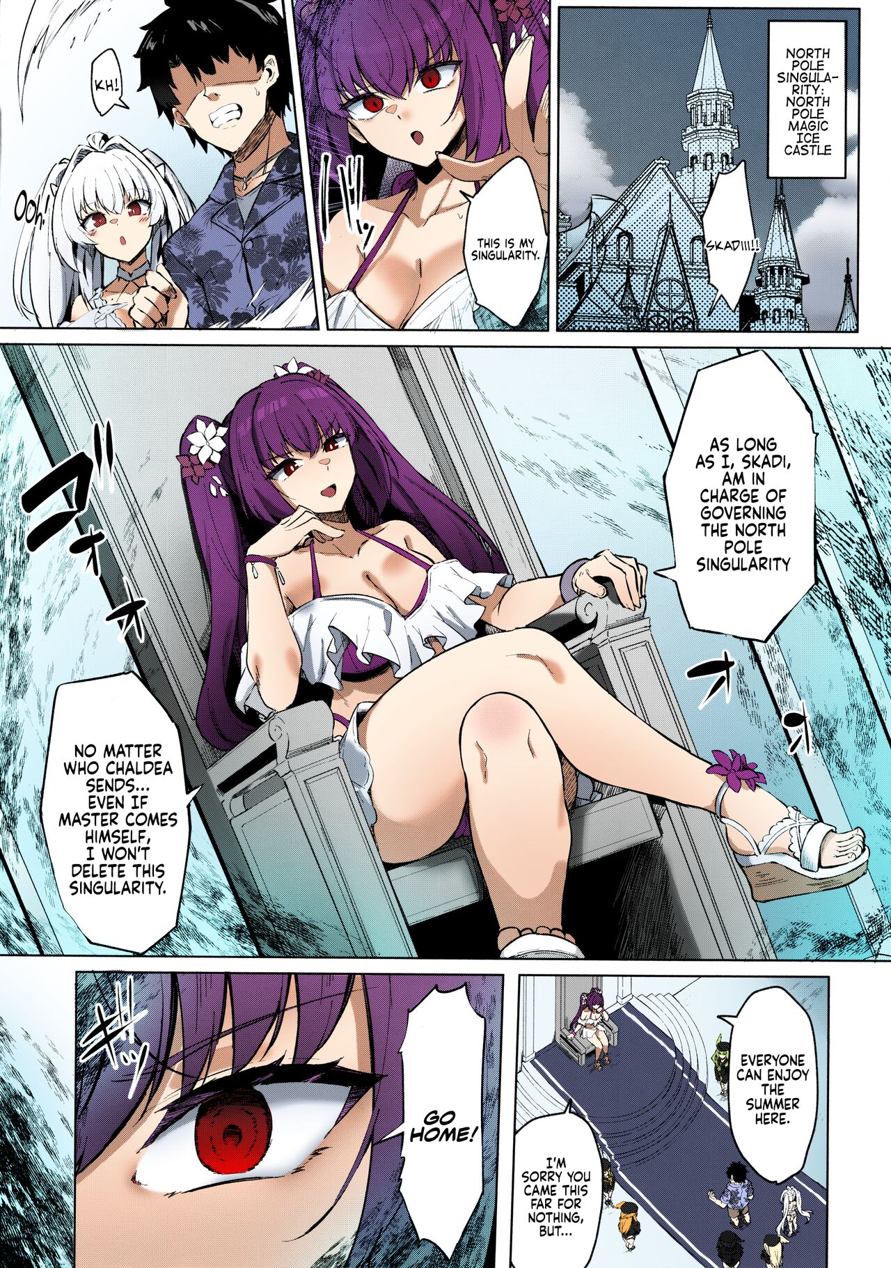 Manatsu no Chaldea Summer Vacation Hanayome Skadi ni Maryoku Kyoukyuu Shite Kekkon Suru Hon page 5