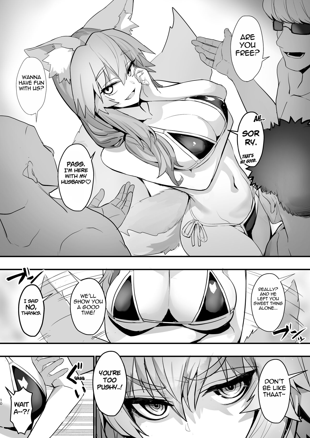 Manatsu no Pool Date Tamamo-chan page 10
