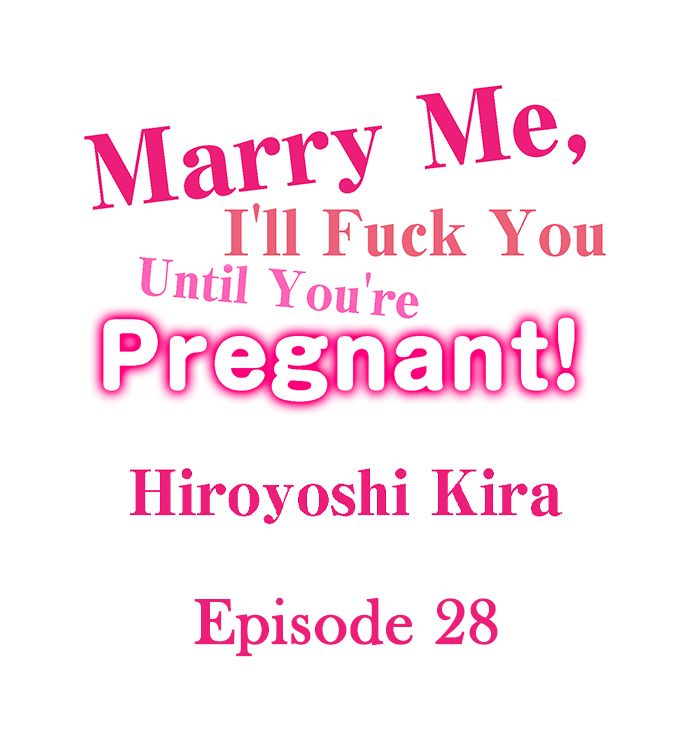 Marry Me, I'll Fuck You Until You're Pregnant! page 282