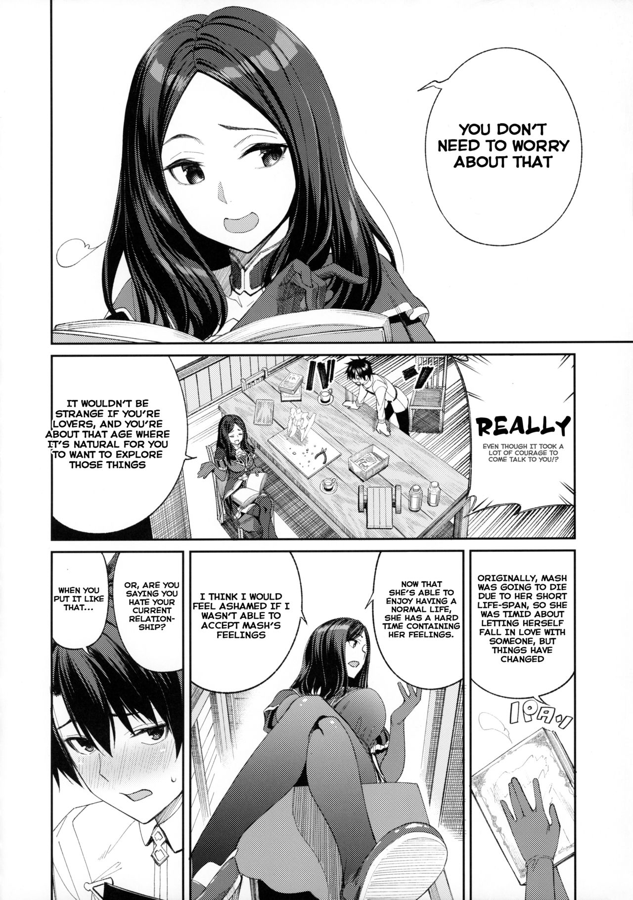 Mash ga Tonikaku Guigui Kuru Hon. page 7