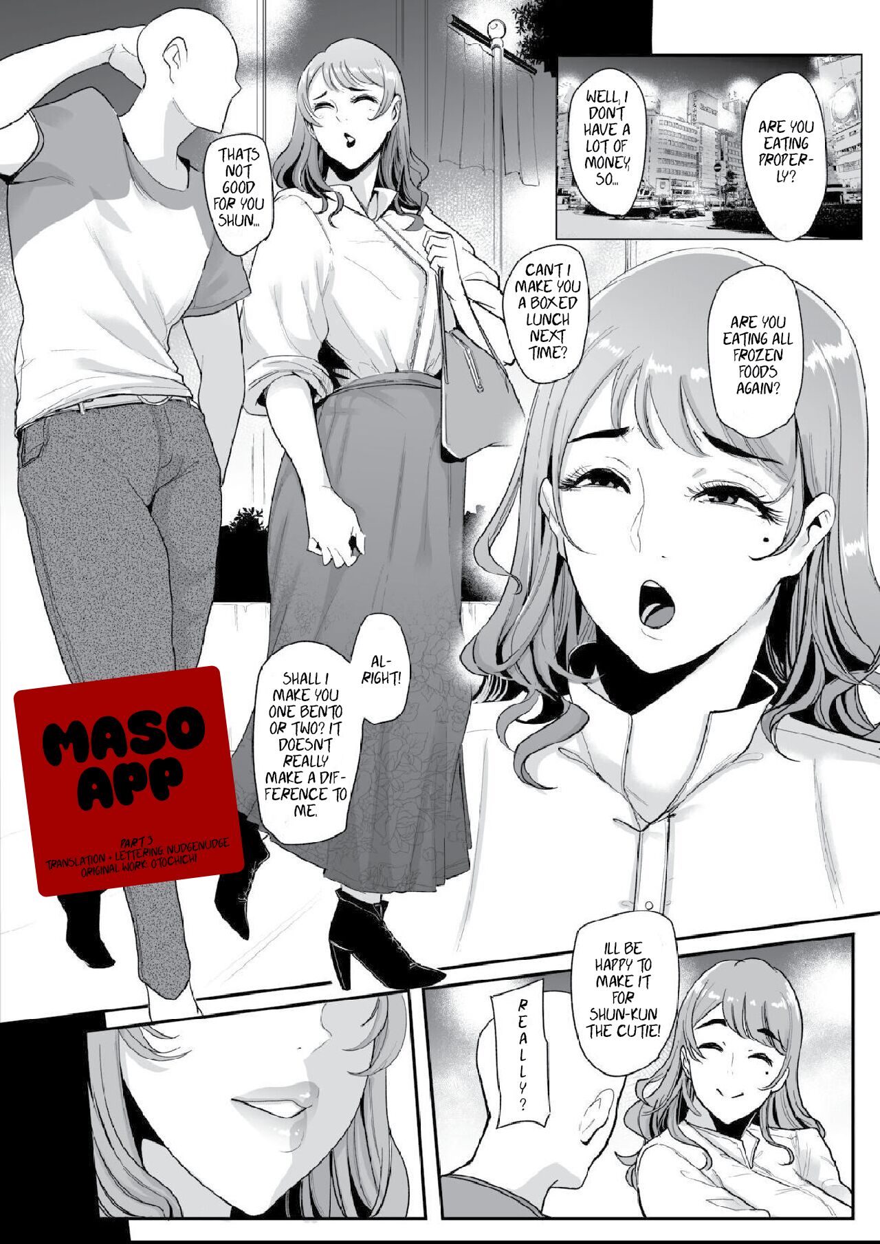 Maso-katsu -Appli de Joou-sama o Sagashite Choukyou Sareru Maso Otoko-tachi- page 1
