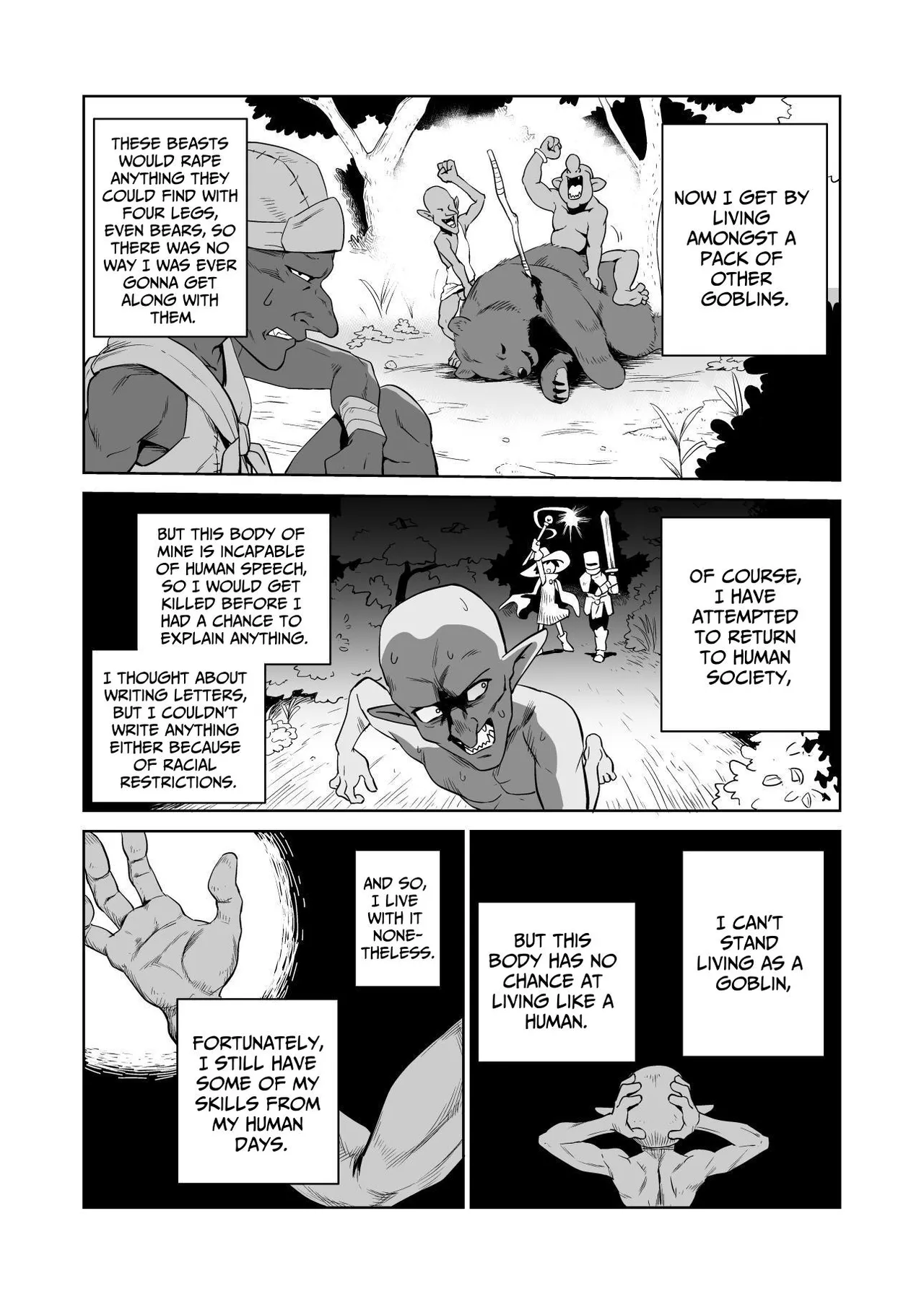 Masochist Knightess Seeking To Be Fucked By Smallfry Gets Goblin Ganked page 4