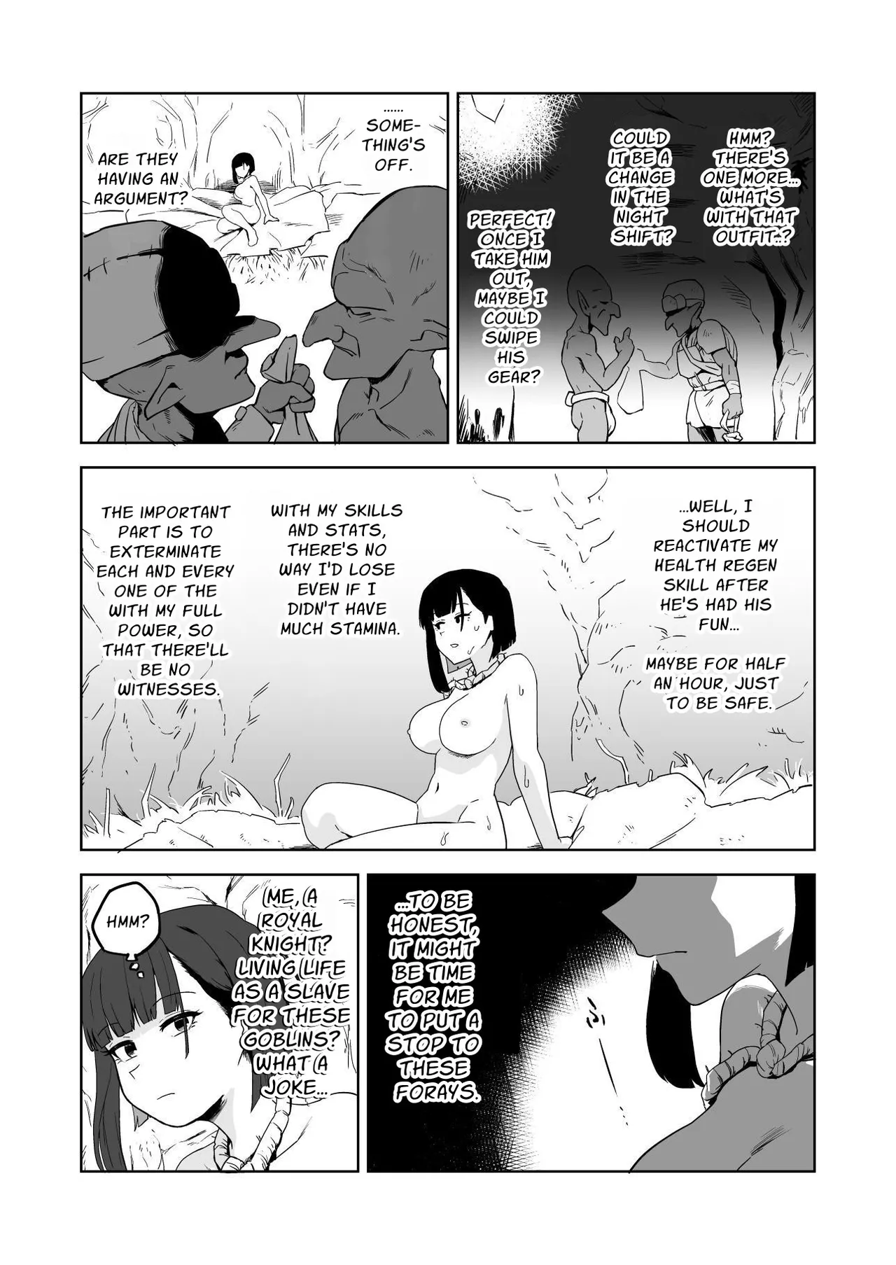 Masochist Knightess Seeking To Be Fucked By Smallfry Gets Goblin Ganked page 55