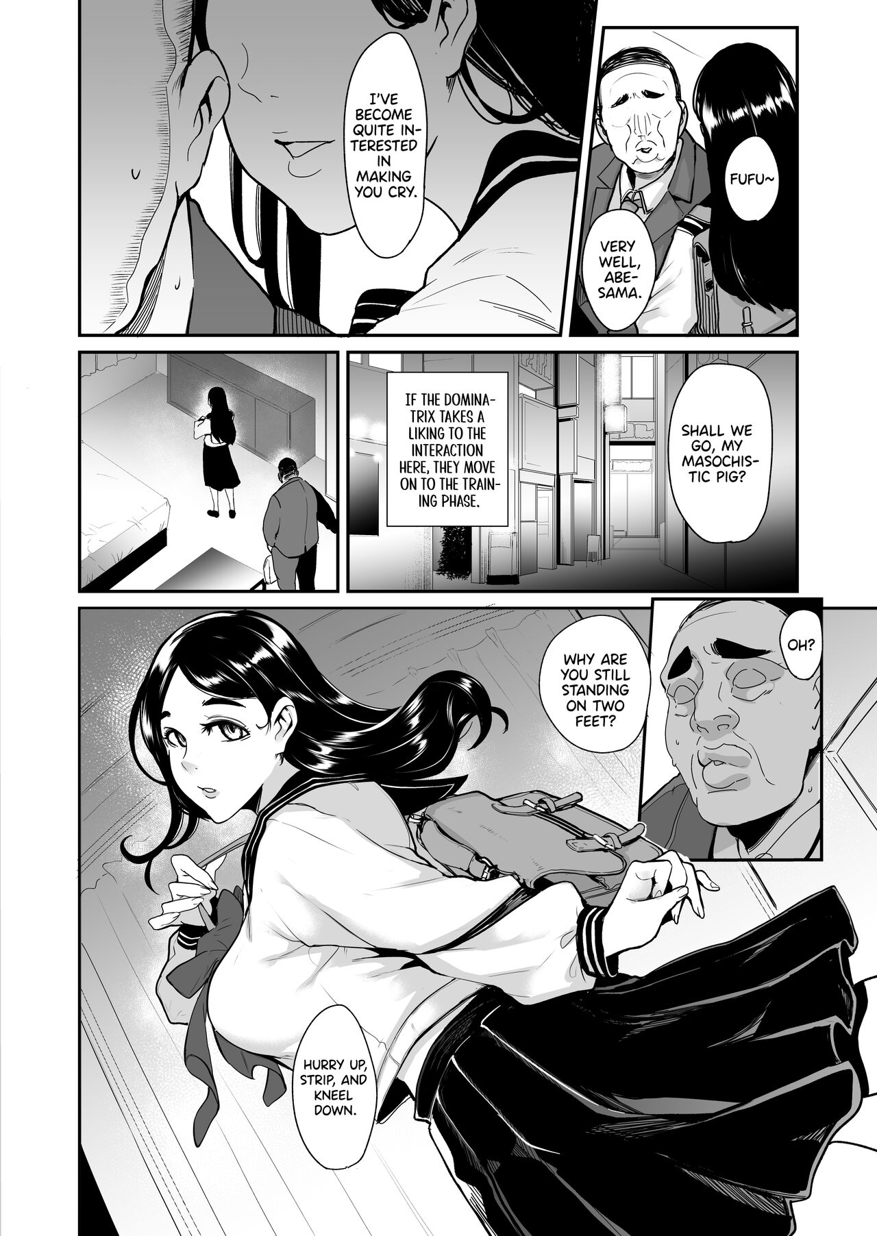 Masochistic Life -Masochistic Men searching for and being trained by Dominatrix through an App page 5