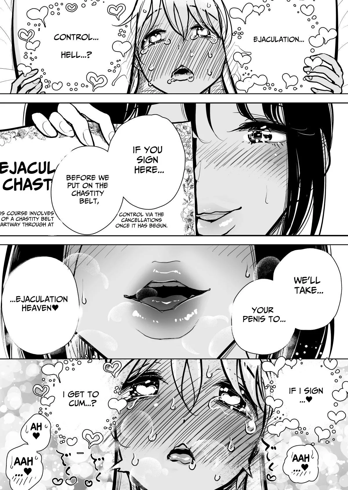 Masturbation Pleasure Hell Course Treatment Contract Shuin Kairaku Jigoku Kosu Sejutsu Dōisho page 43