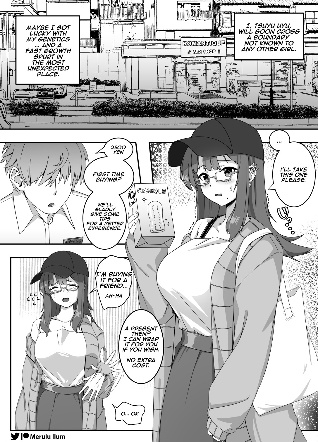 Masturbation with a Giant Dick, Let's have fun! page 2