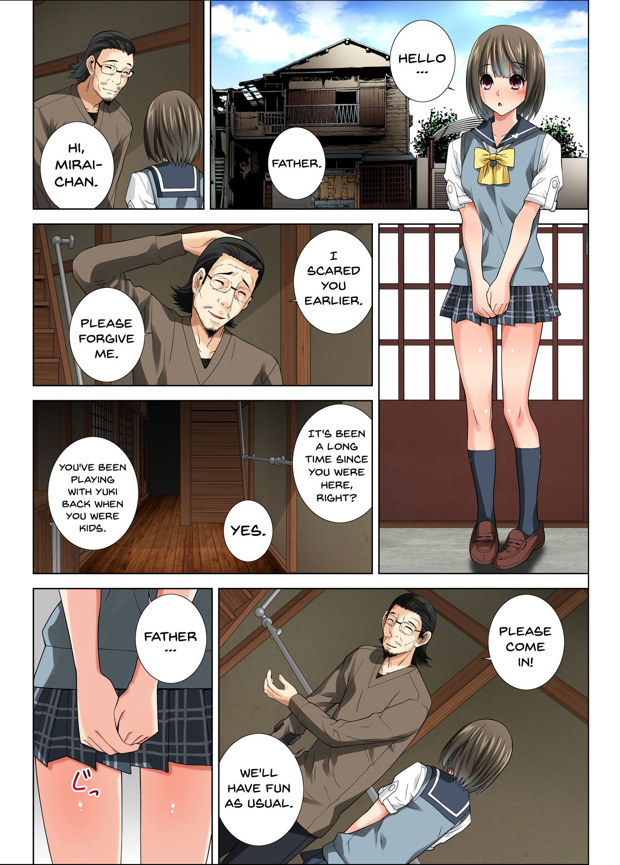 Matabiraki Haha Shimai Taisetsu a Osananajimi no Shimai wa Ore no Kuzu Oyaji ni Ana o Sasageru... page 18