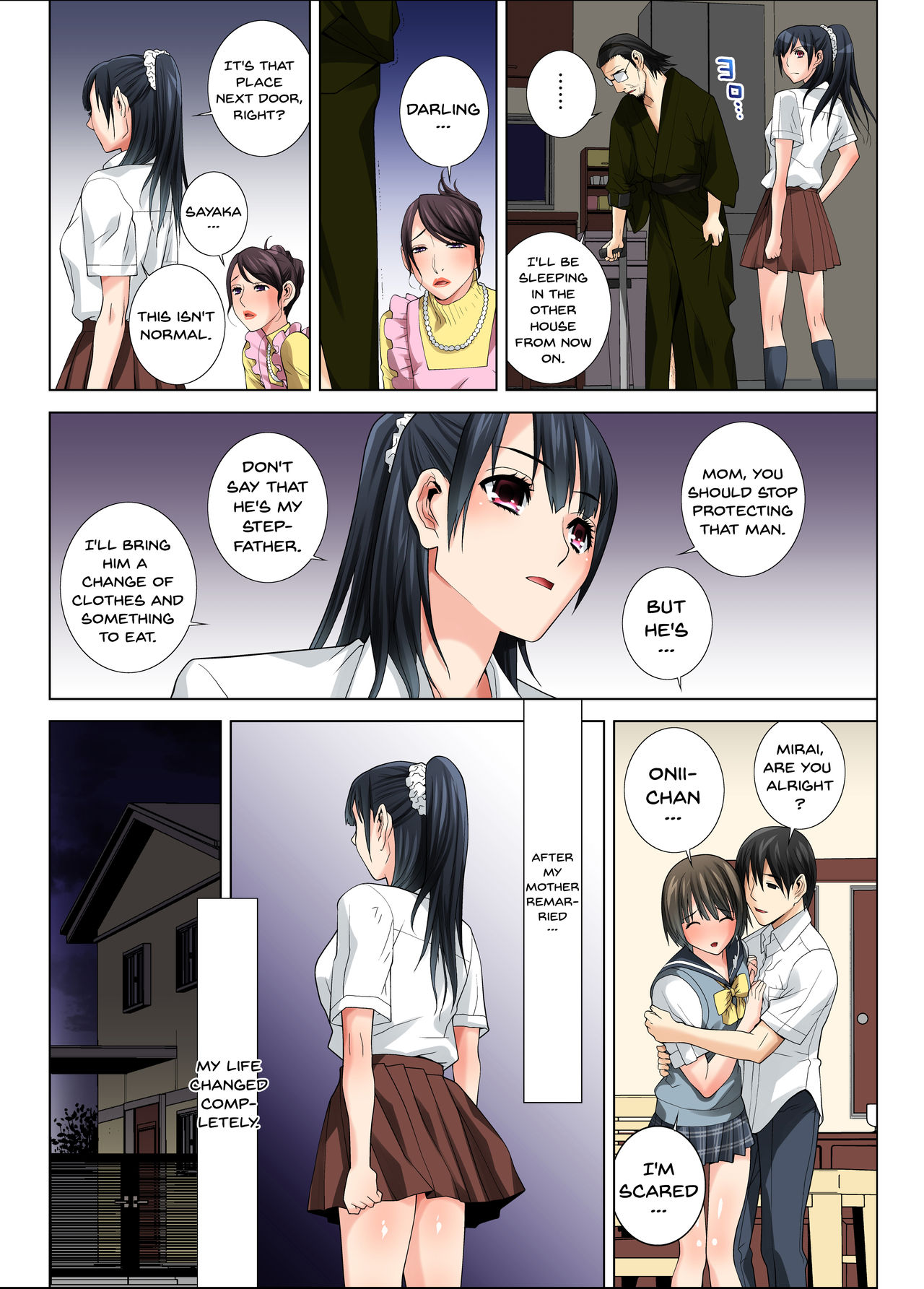 Matabiraki Haha Shimai Taisetsu a Osananajimi no Shimai wa Ore no Kuzu Oyaji ni Ana o Sasageru... page 4