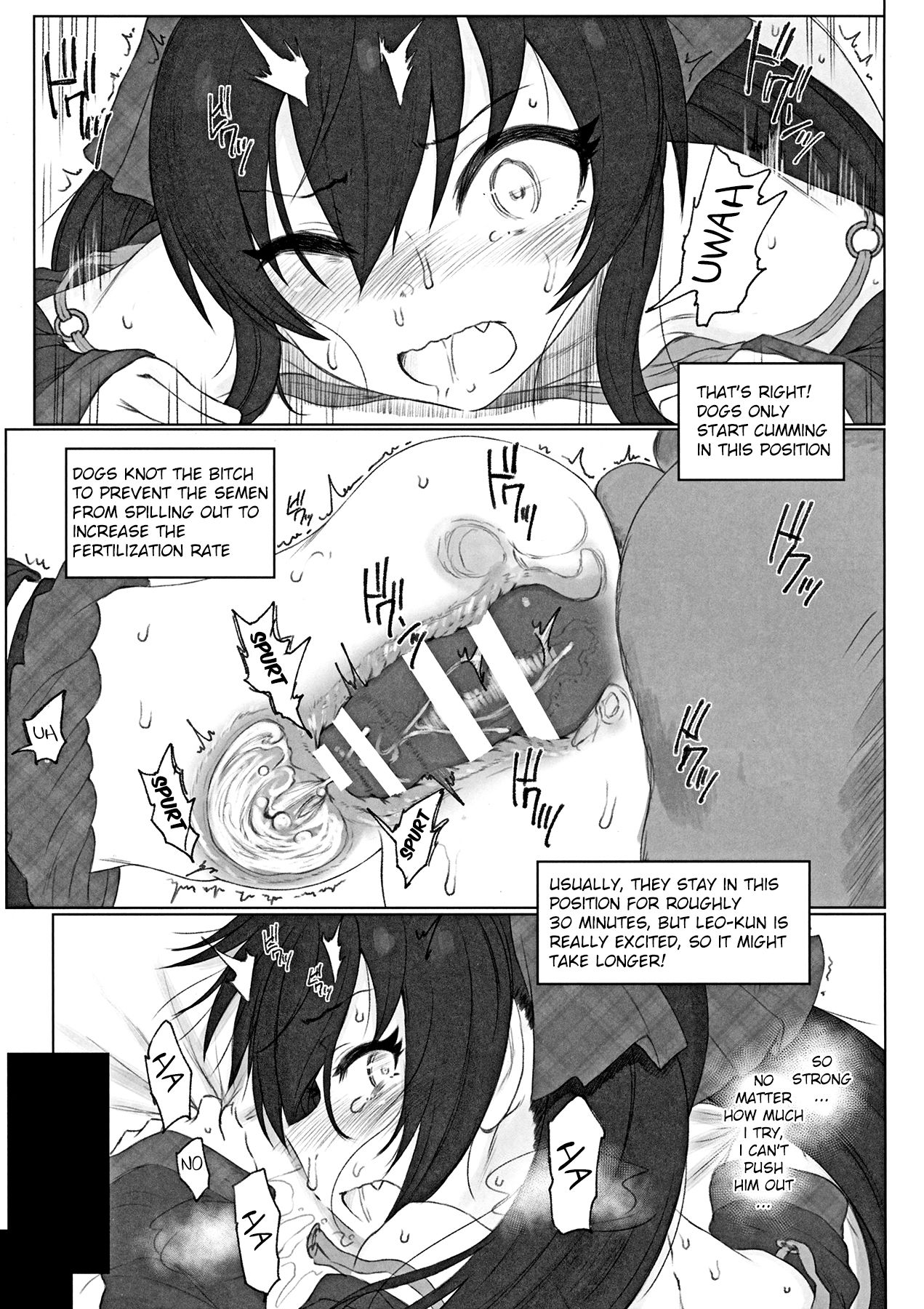 Matoba Risa-chan de Manabu Doubutsu no Koubi page 10