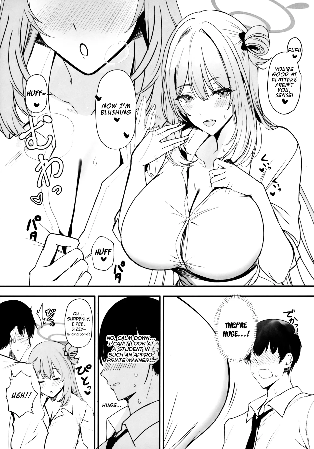Max Affection A Book in which Sensei Gets His Jizz Milked Until Passing Out From Fully Consensual Sweet Loving Bareback Mating with a Pretty Girl with Huge M Cup Tits page 5
