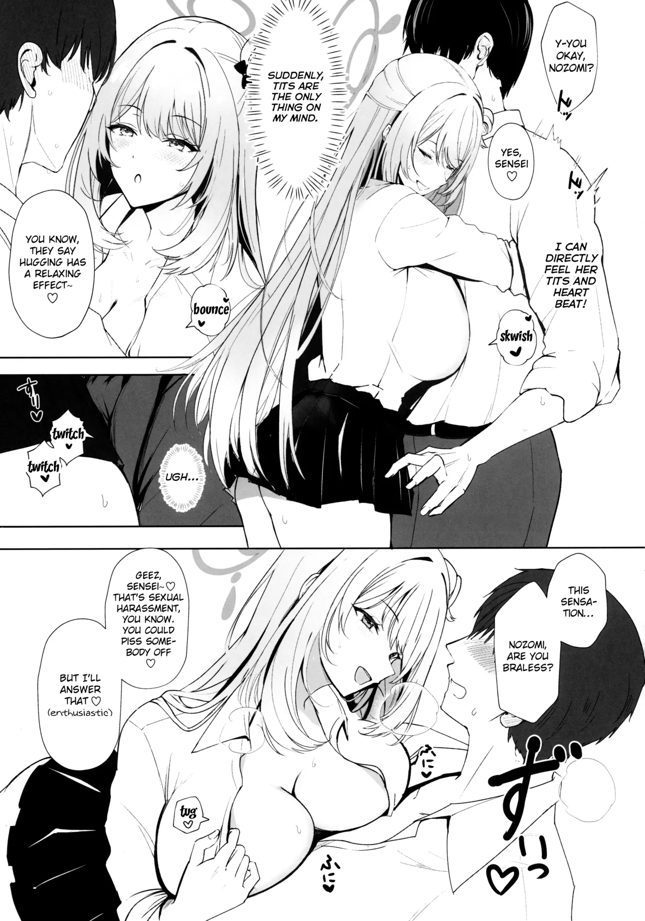 Max Affection A Book in which Sensei Gets His Jizz Milked Until Passing Out From Fully Consensual Sweet Loving Bareback Mating with a Pretty Girl with Huge M Cup Tits page 6