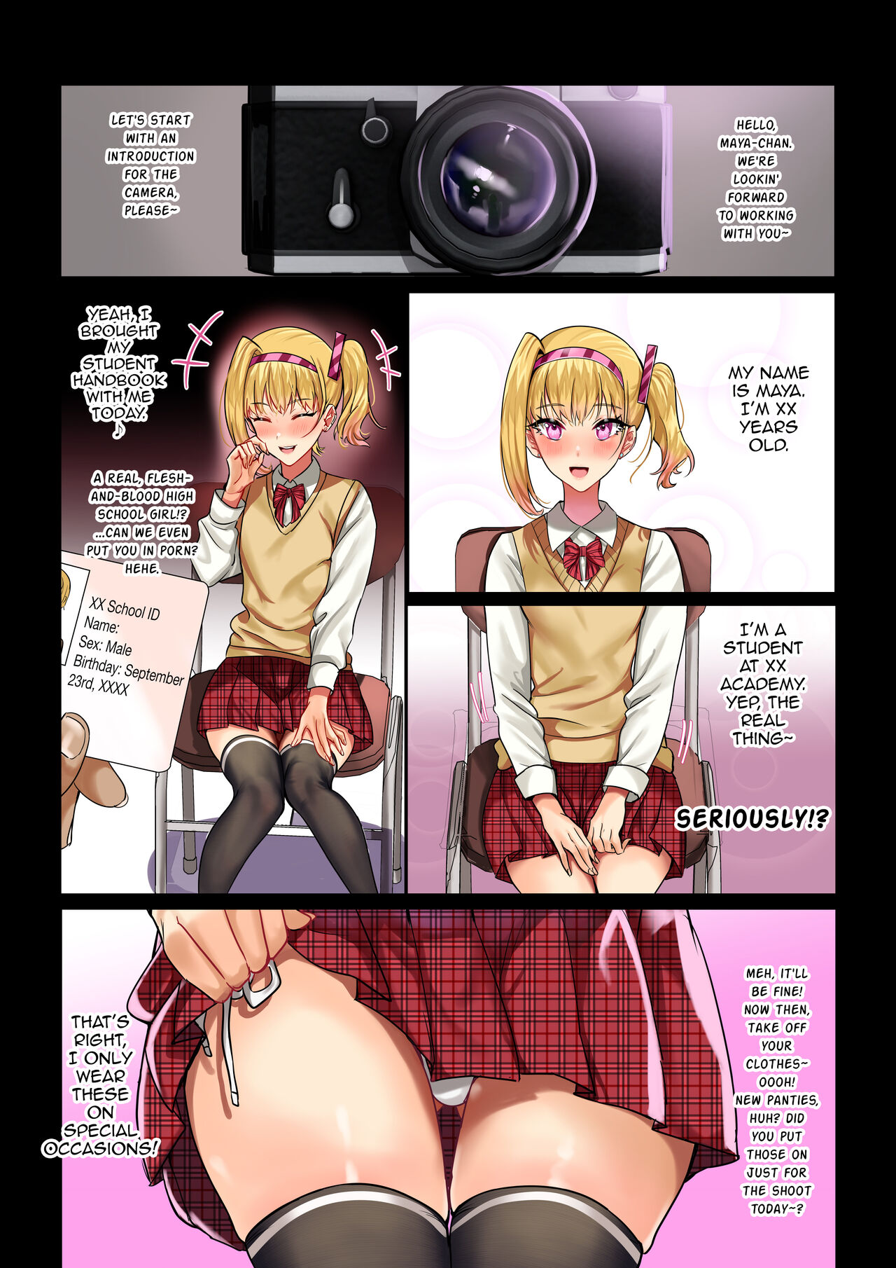 Maya-chan's AV Training Debut page 3