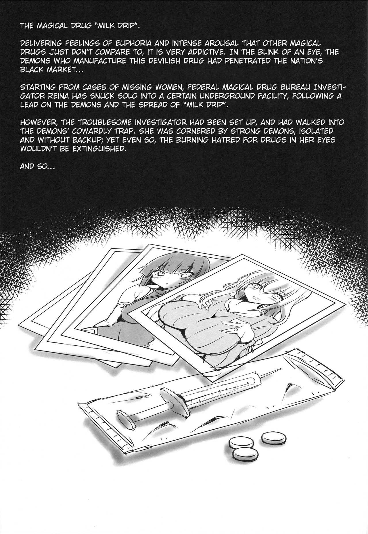 Mayaku Sousakan Reina, & Mayaku Sousakan Melissa: Ore ga Sennyuu Sousa de Kimeseku AV ni Kyousei Shutsuen Saserarete Buzama ni Sakunyuu Acmegao Nante Sarasu Wake nee Daro!! page 2