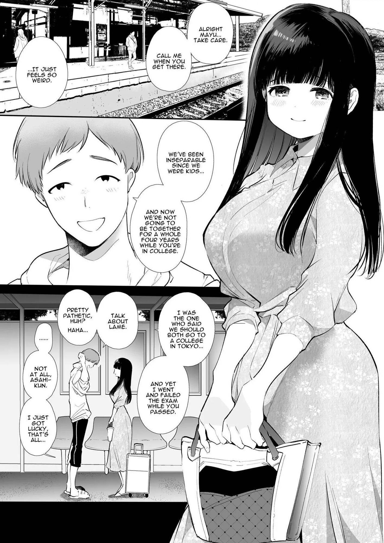 Mayu-chan NTR ~Big Dick in the Big City~ page 3
