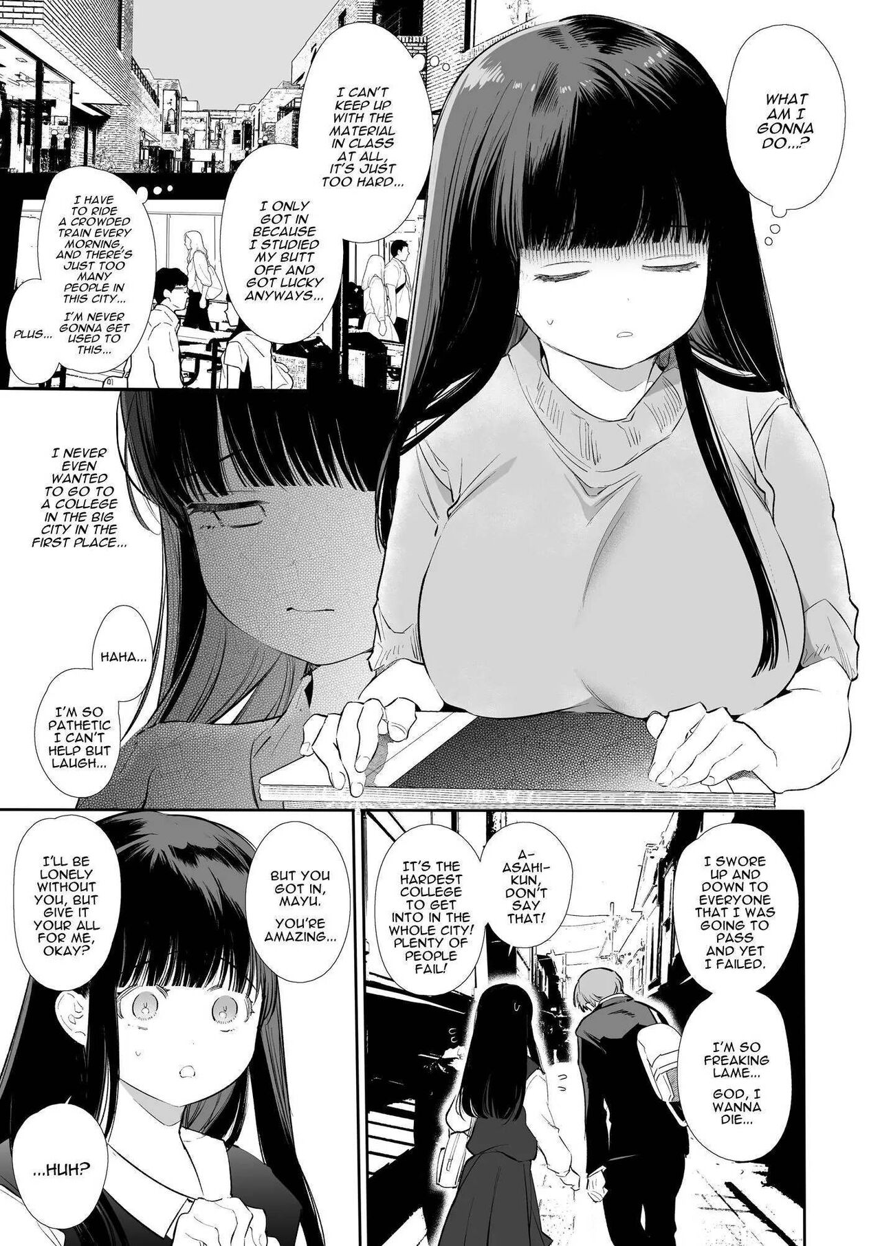Mayu-chan NTR ~Big Dick in the Big City~ page 7