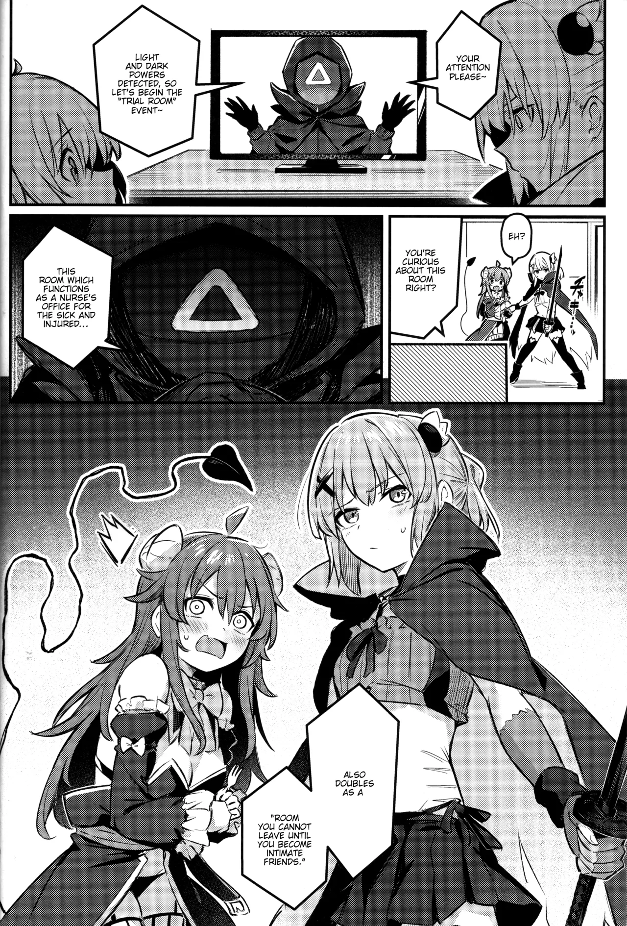 Mazoku wa Shukuteki to Nakayoshi Shinai to Derarenai Heya ni, Tojikomerarete Shimatta! page 11