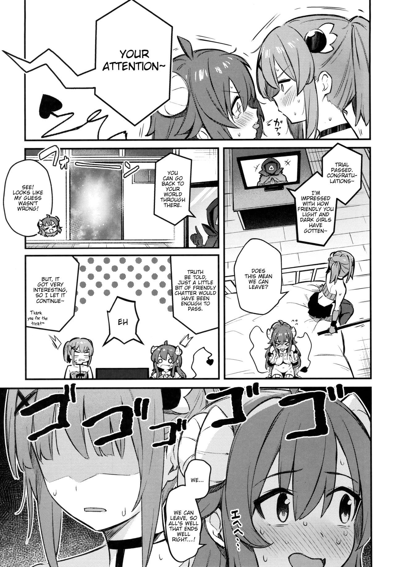 Mazoku wa Shukuteki to Nakayoshi Shinai to Derarenai Heya ni, Tojikomerarete Shimatta! page 34
