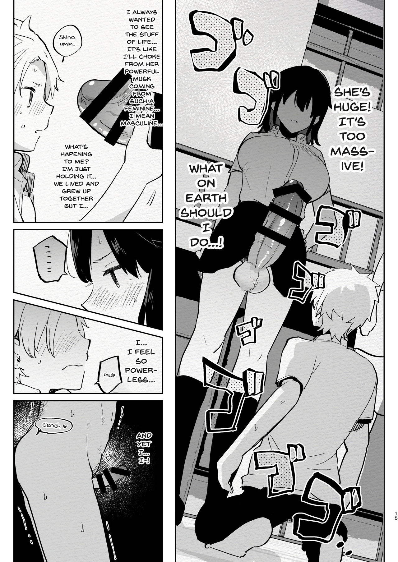 Me and My Futanari Childhood Friend's First Extracurricular Lesson in Reverse Anal page 15