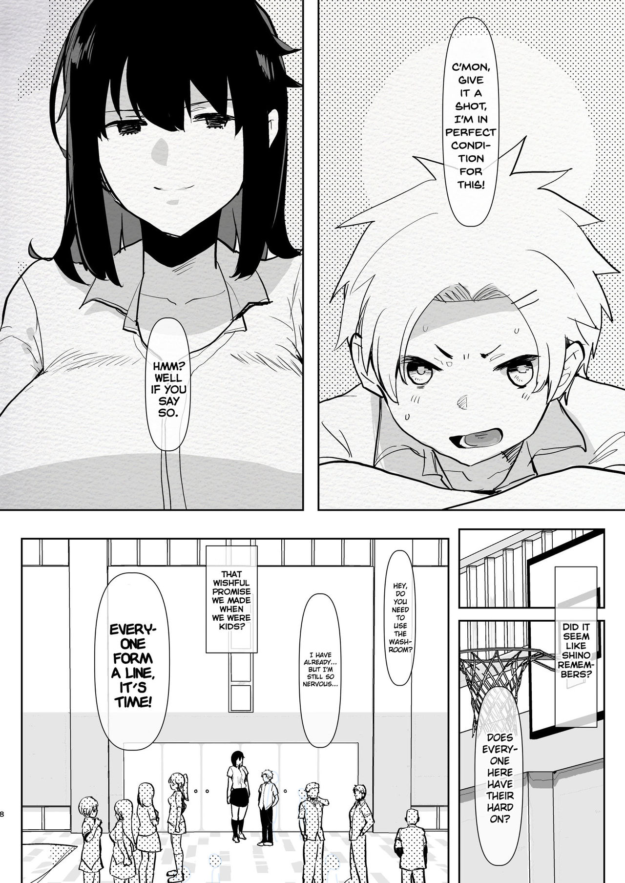 Me and My Futanari Childhood Friend's First Extracurricular Lesson in Reverse Anal page 8
