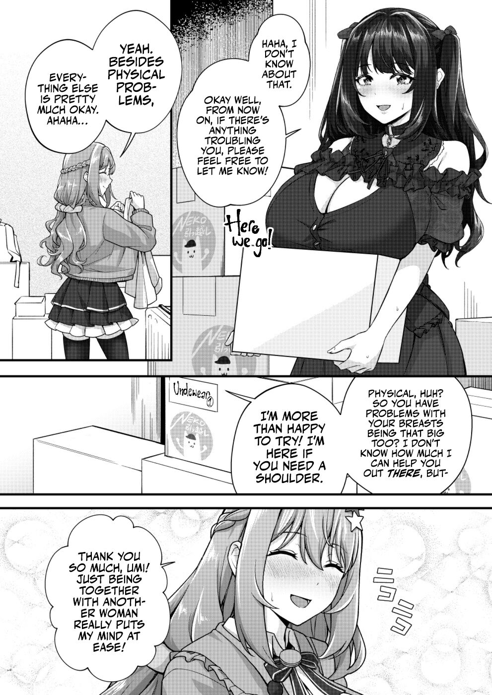 Mega Busty Breastmilk Constitution Me & Jirai-style Fashion Futanari Dickgirl's Cohabitation Life page 6