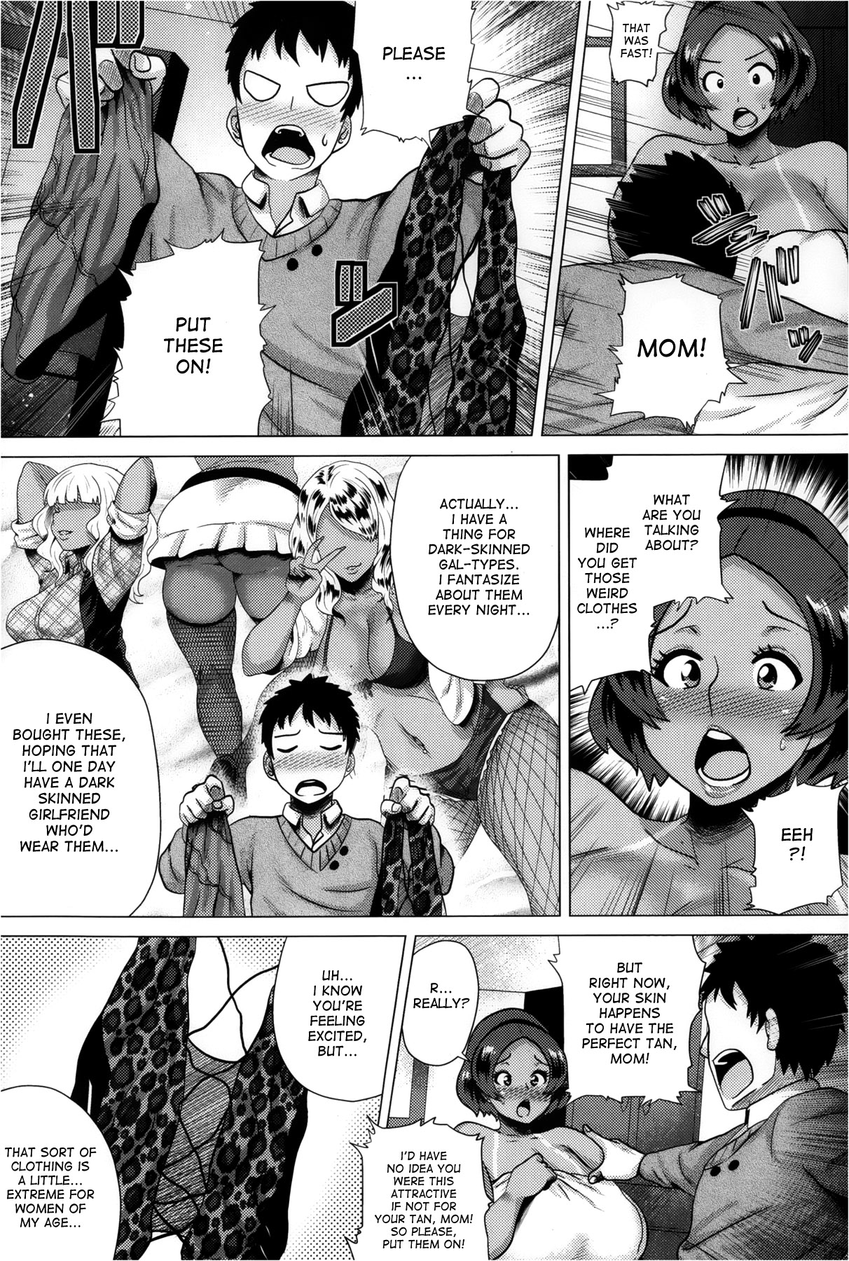 Megabody Night ~My voluptuous body & mom love~ page 30