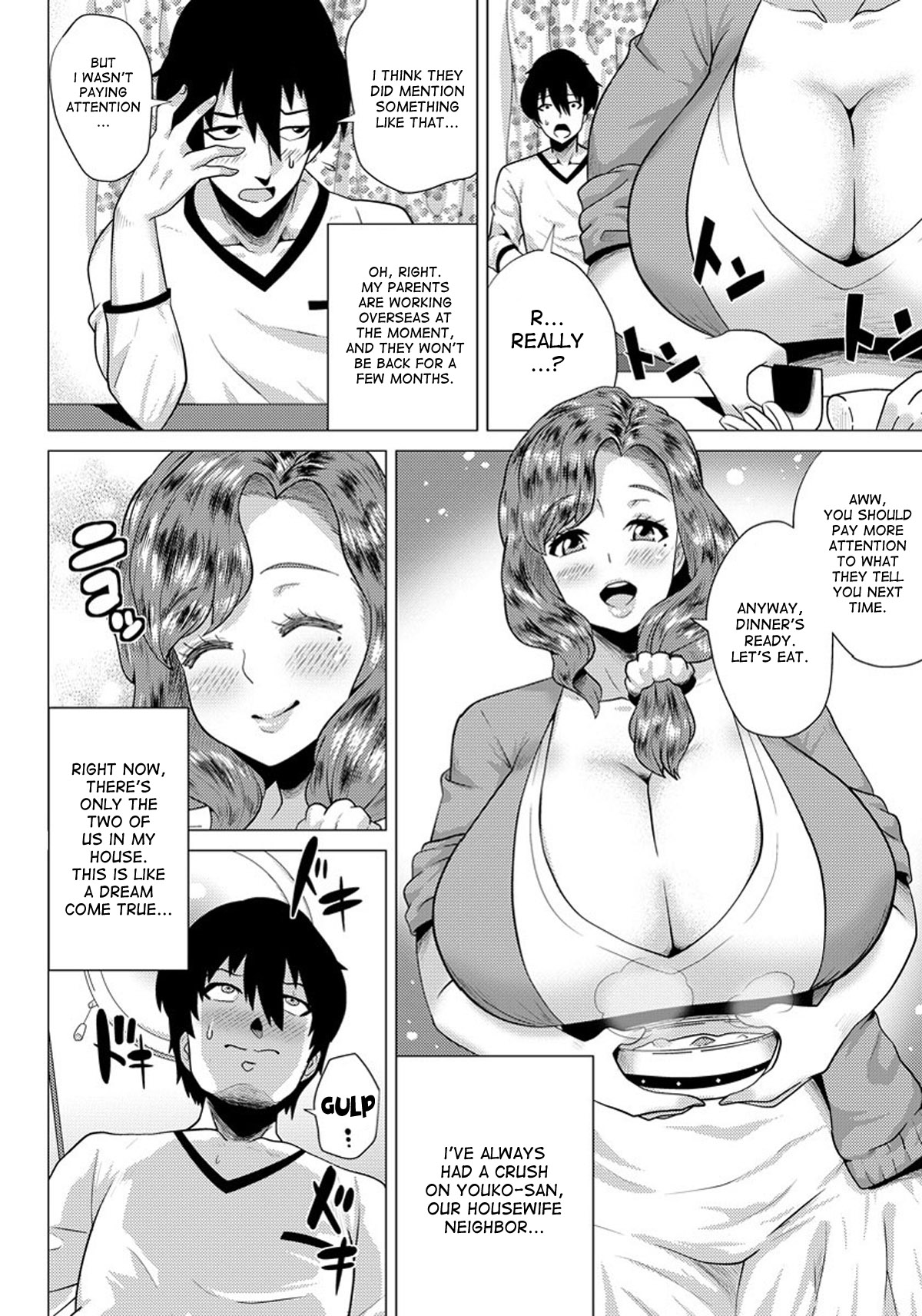 Megabody Night ~My voluptuous body & mom love~ page 49