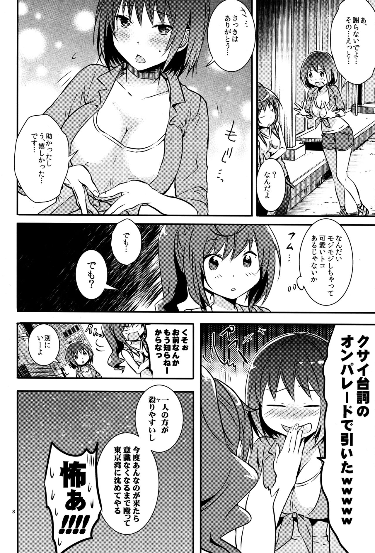 Mendokuse Onna. page 8