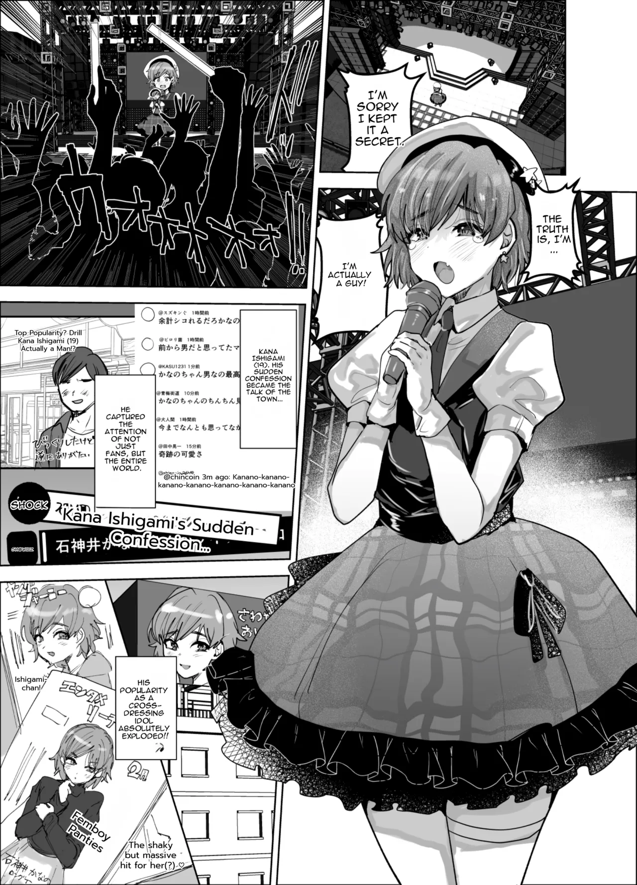 Messing up a Cross-dressing Idol with my newfound Power page 2