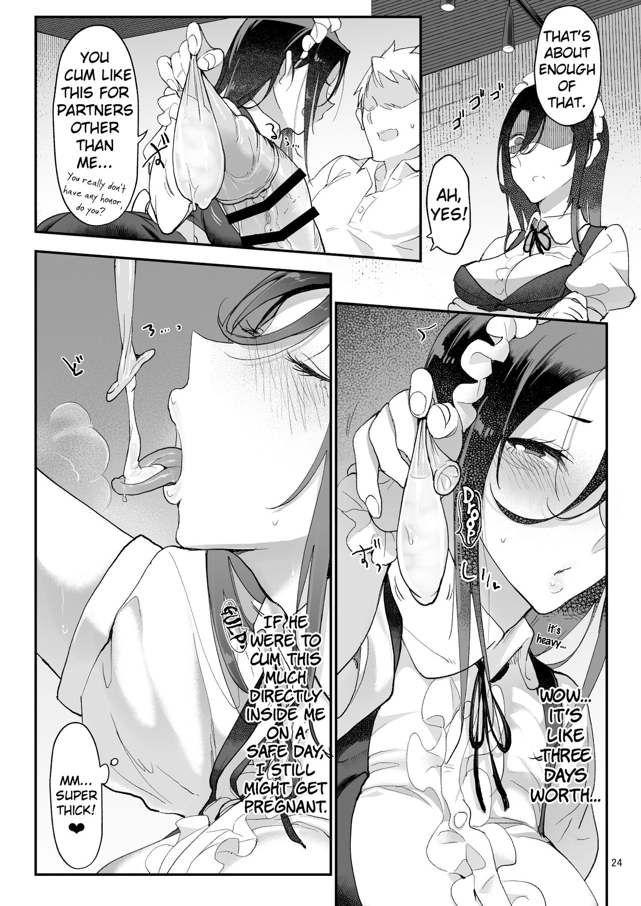Mesu Dachi Four Itome no Deka Onna Senpai page 24