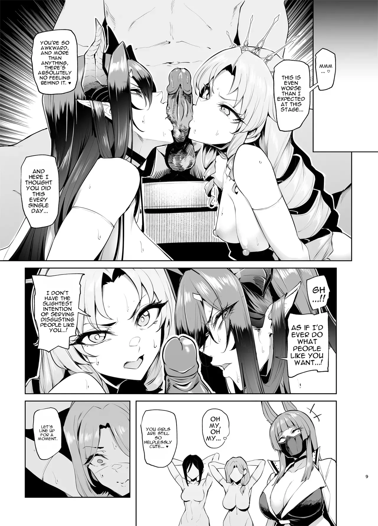 Mesu Gacha Log Goudou Benkyoukai - Sex slave Strong women have no human rights page 9