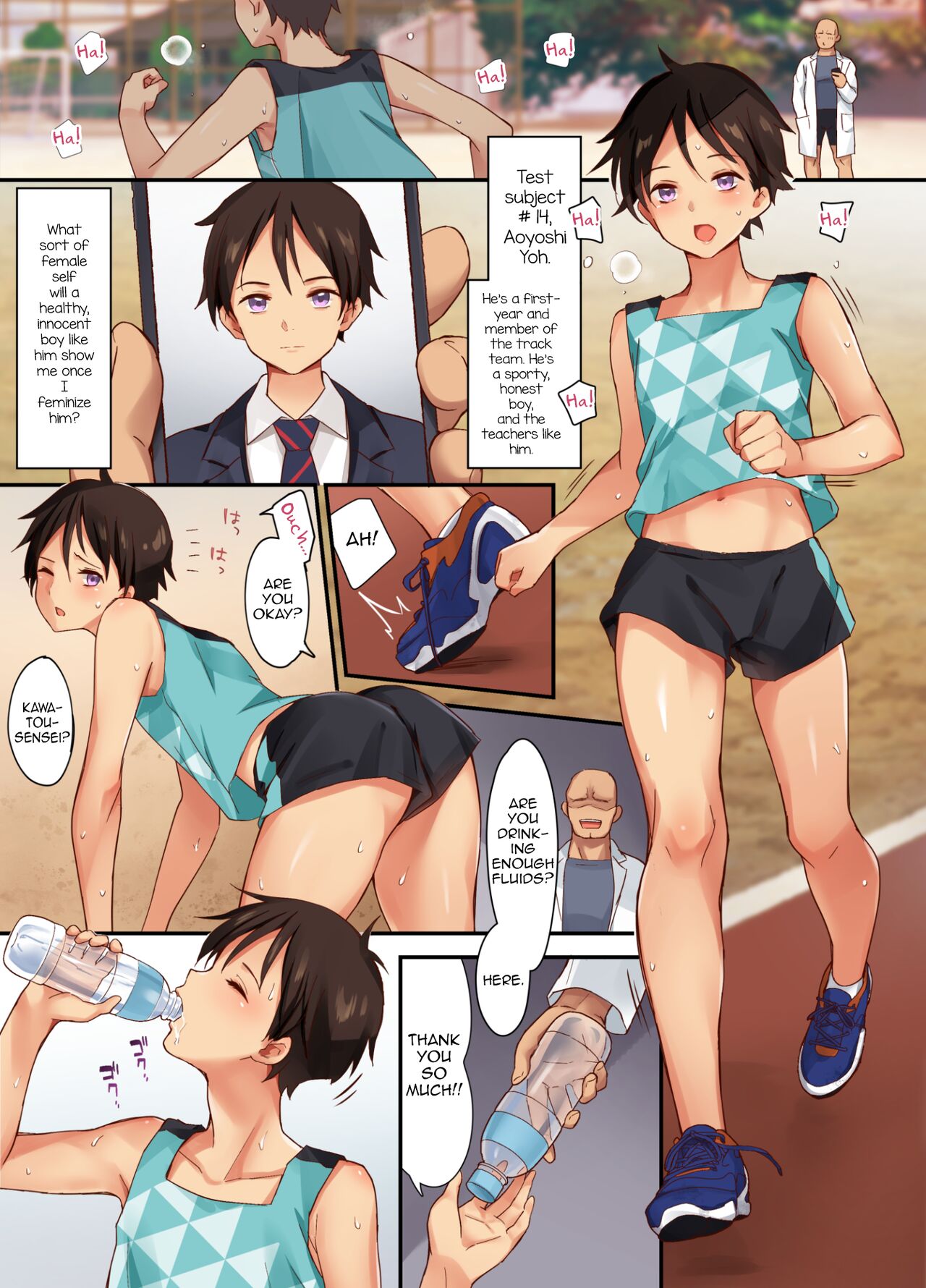 Mesu-ka Jikken ~Kenzen Shounen Mesu Ochi Kiroku~ page 18