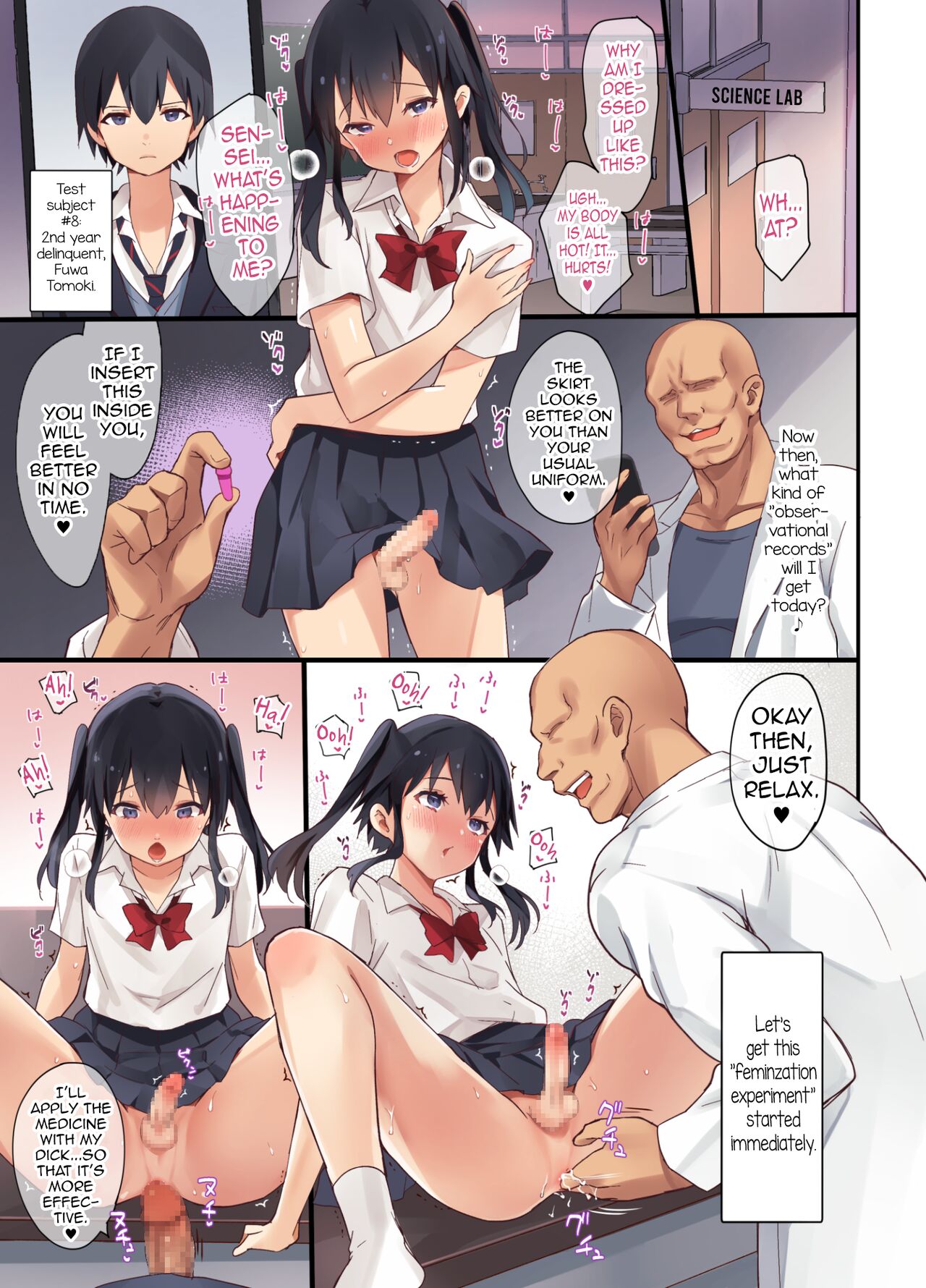 Mesu-ka Jikken ~Kenzen Shounen Mesu Ochi Kiroku~ page 2