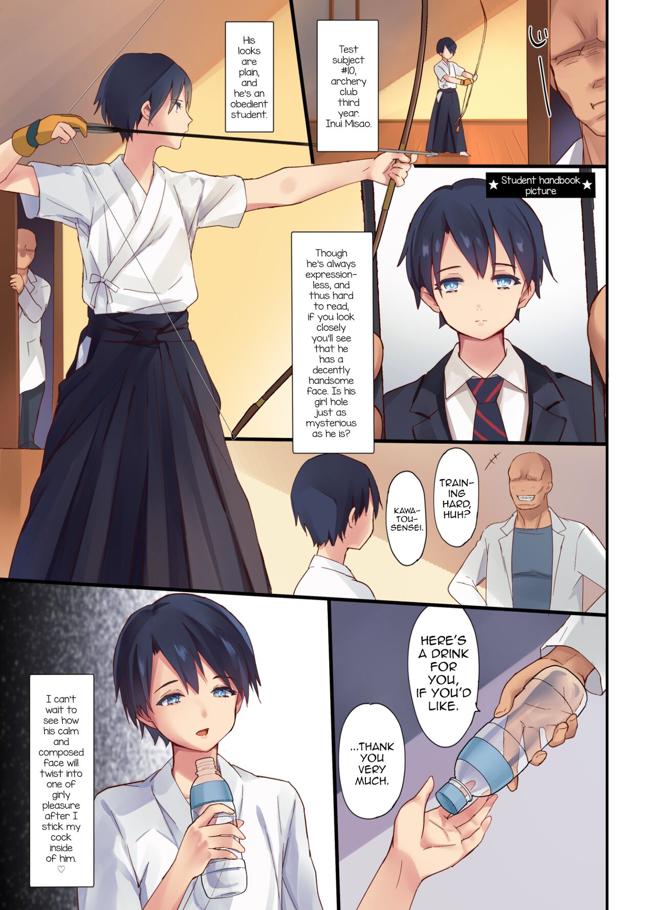 Mesu-ka Jikken ~Kenzen Shounen Mesu Ochi Kiroku~ page 8
