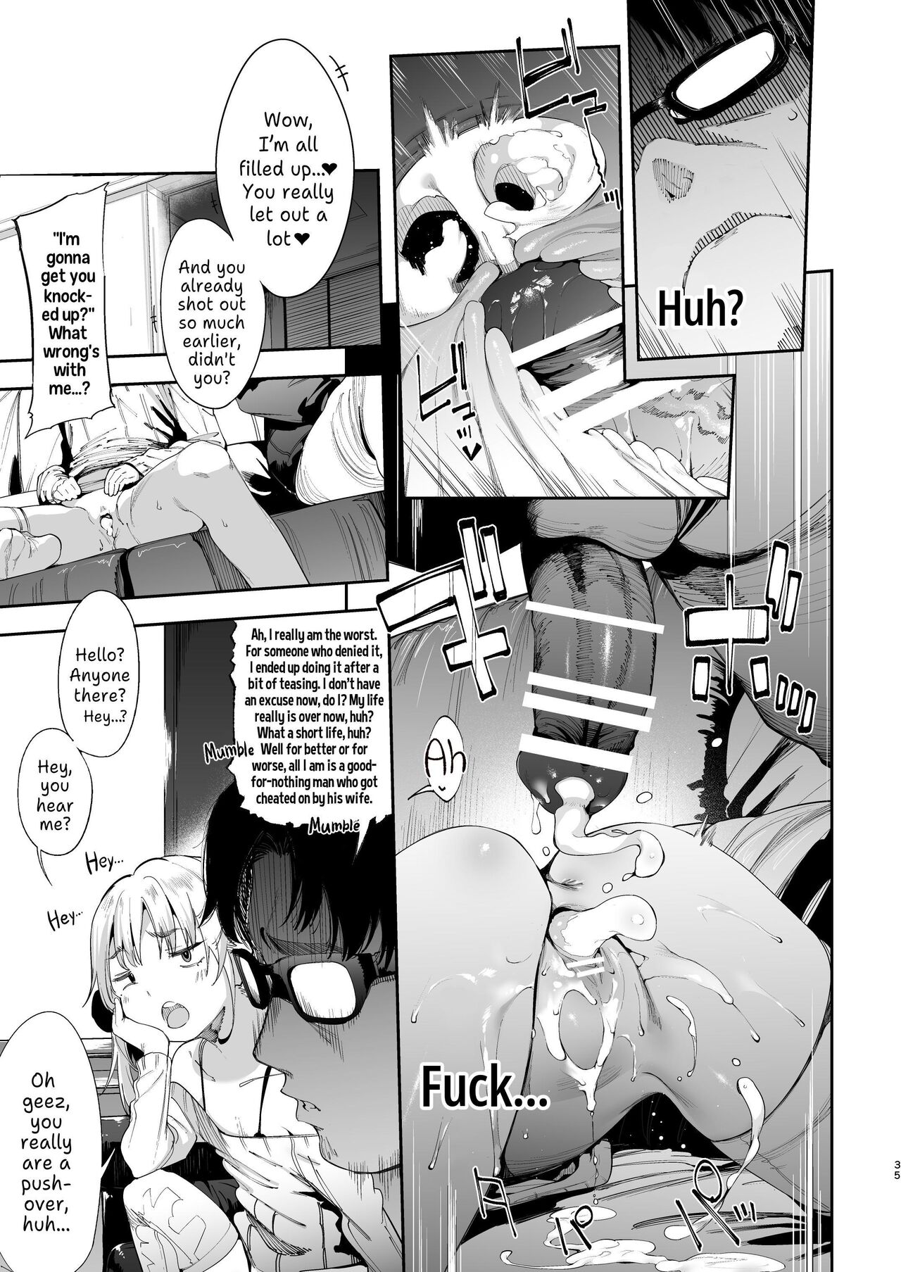 Mesugaki Rina-chan page 35