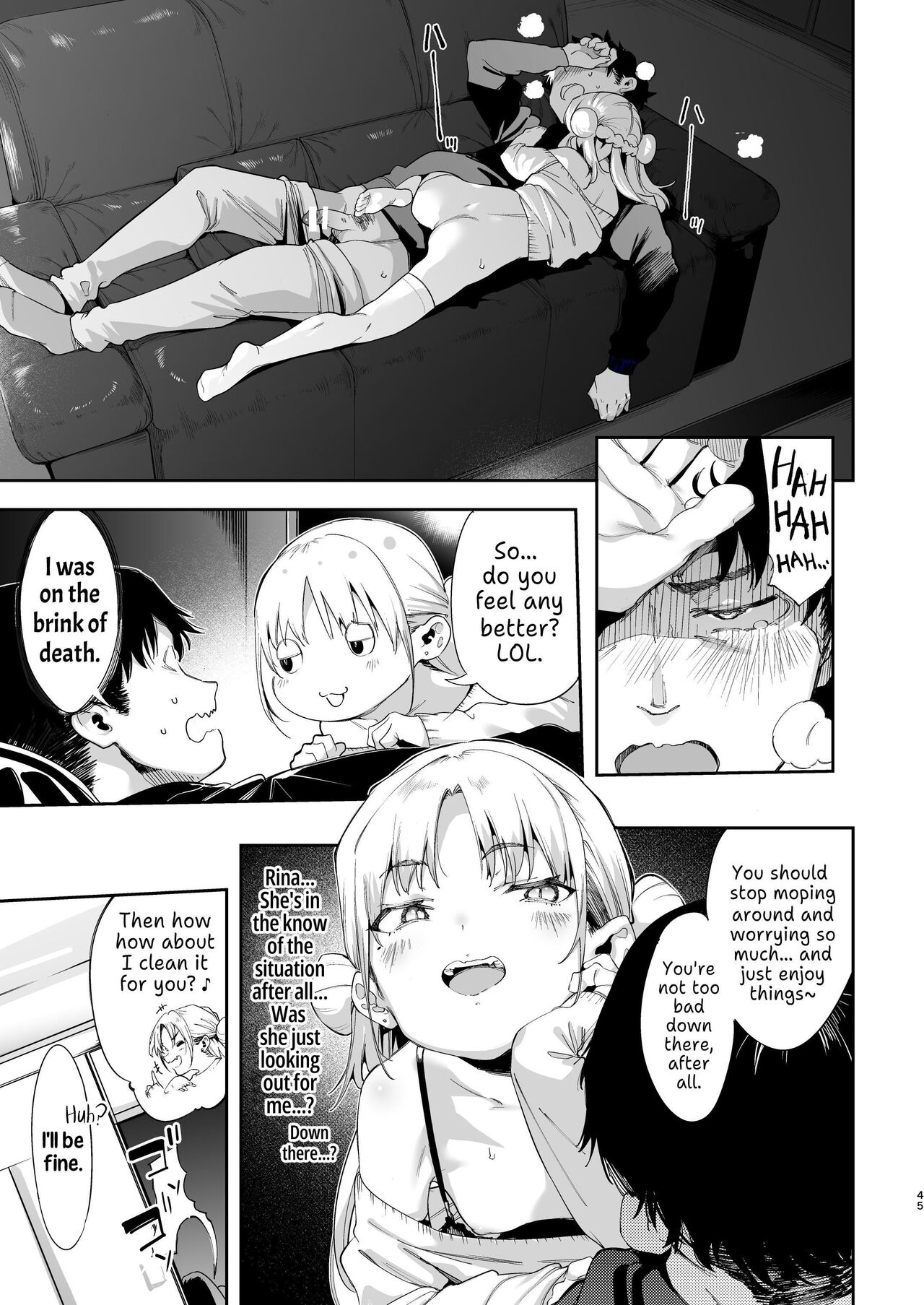 Mesugaki Rina-chan page 45