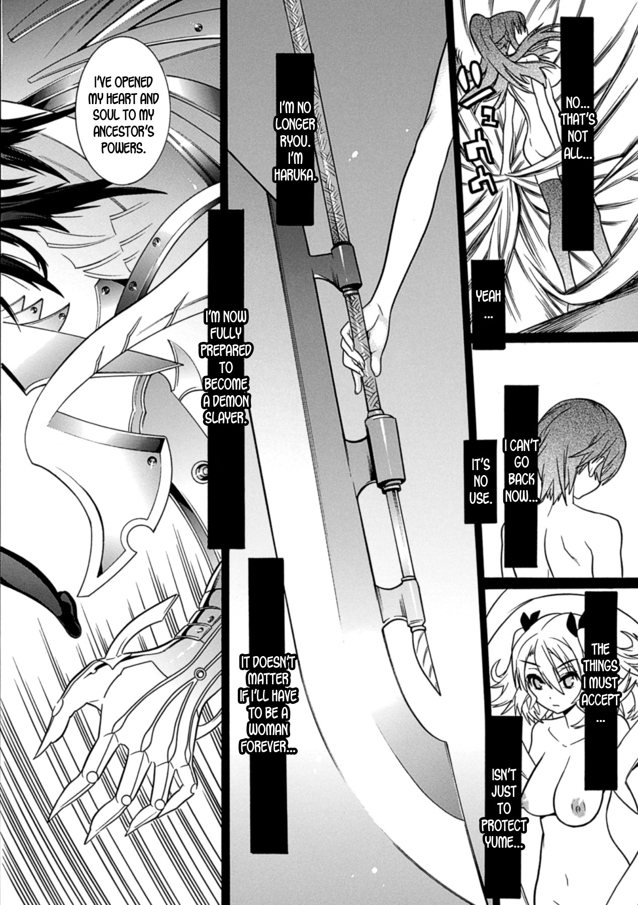 Mezameru to Itoko o Mamoru Bishoujo Kenshi ni Natteita Etsuraku no TS Taimashi page 128