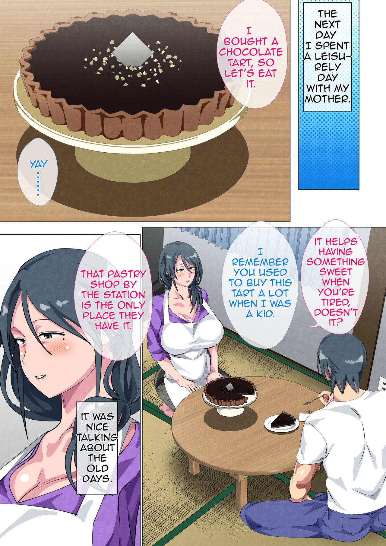 Miboujin no Haha ・Sayoko ~Yojouhan ni Sumu Oyako no Koubi Kiroku~| Widowed Mother Sayoko ~Record of a Copulation of a Mother and Son Living in a Small Room~ page 28