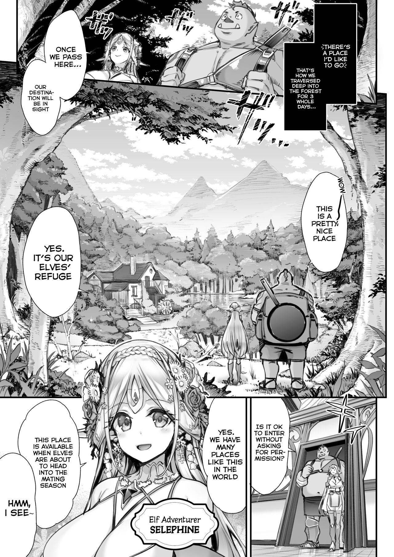 Midara na Elf-san wa Orc-kun ga Osuki 2 page 2