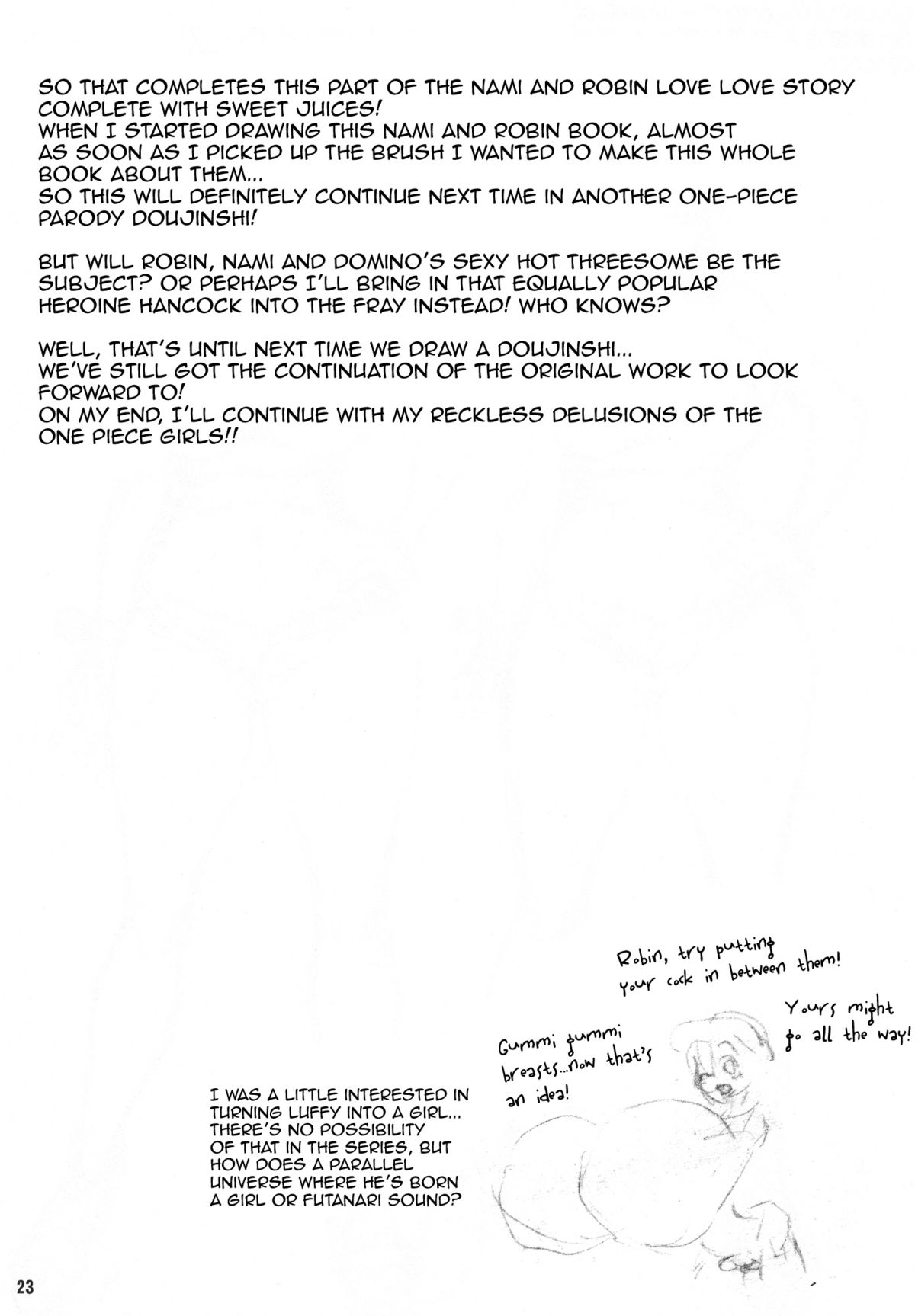 Midarezaki Joshuu Kaizoku 2 -Robin to Nami no Love Love Mitsu Shibori hen- page 21