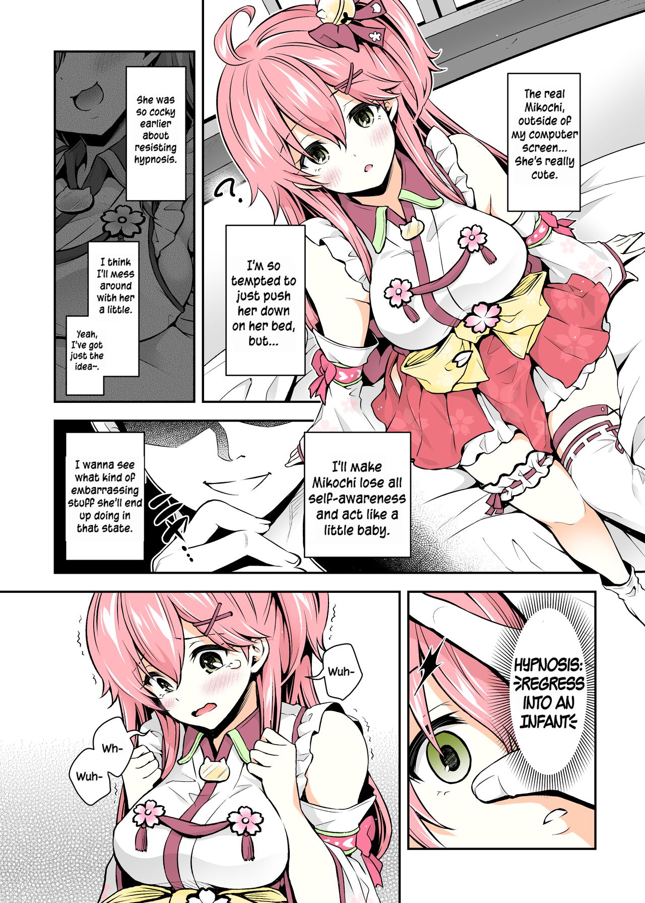 Mikochi Lewd Hypnosis Book ~Infant Regression Edition~ page 10