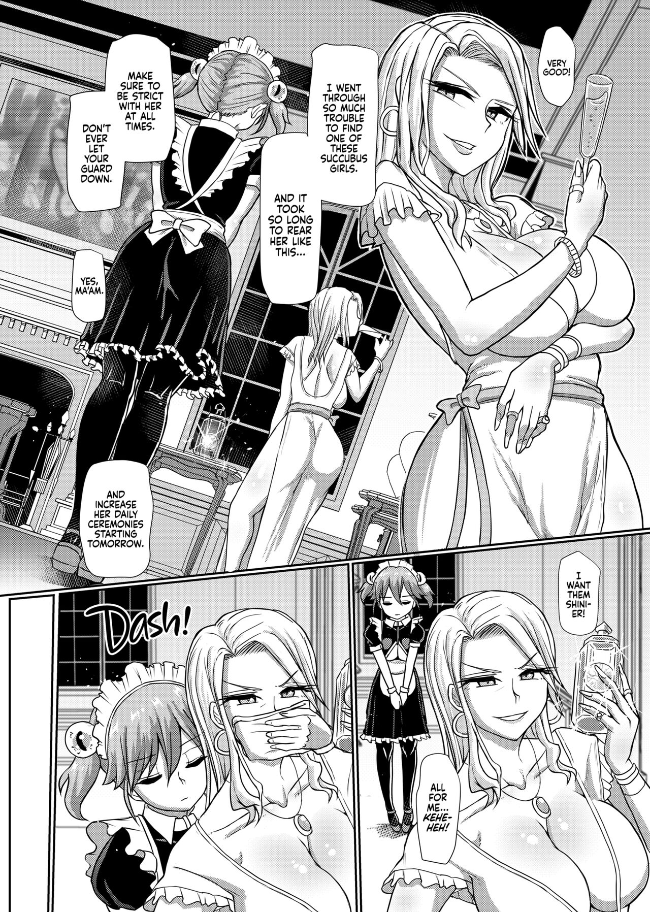 Milk Fetish Futanari Ojousama no Ikena nai sun tome Onanii page 18
