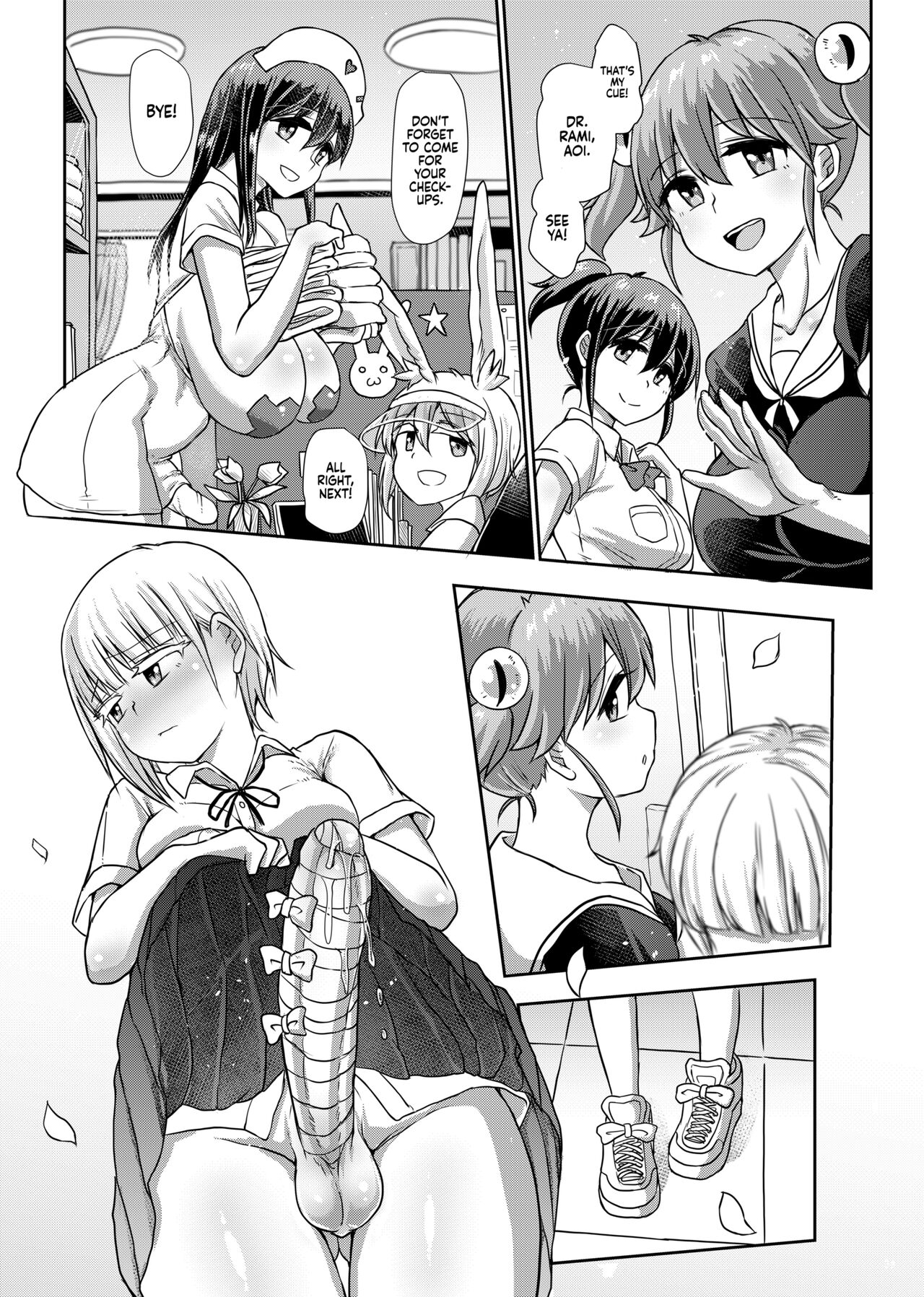 Milk Fetish Futanari Ojousama no Ikena nai sun tome Onanii page 39