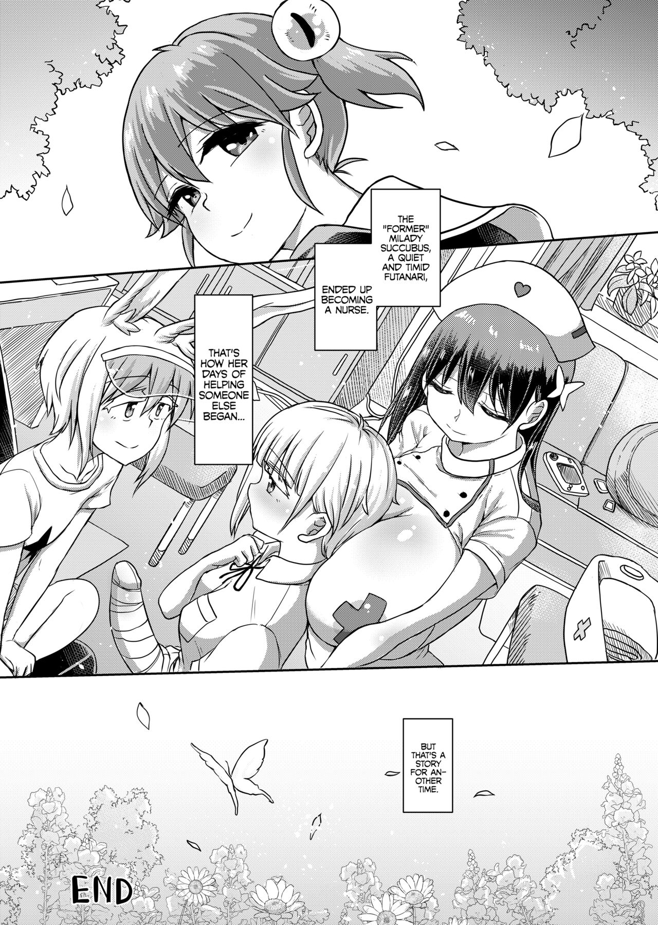 Milk Fetish Futanari Ojousama no Ikena nai sun tome Onanii page 40