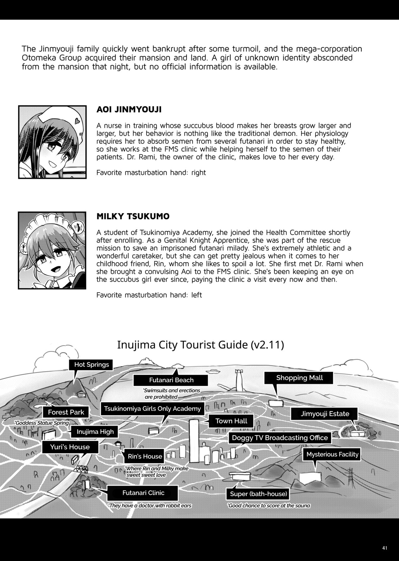 Milk Fetish Futanari Ojousama no Ikena nai sun tome Onanii page 41