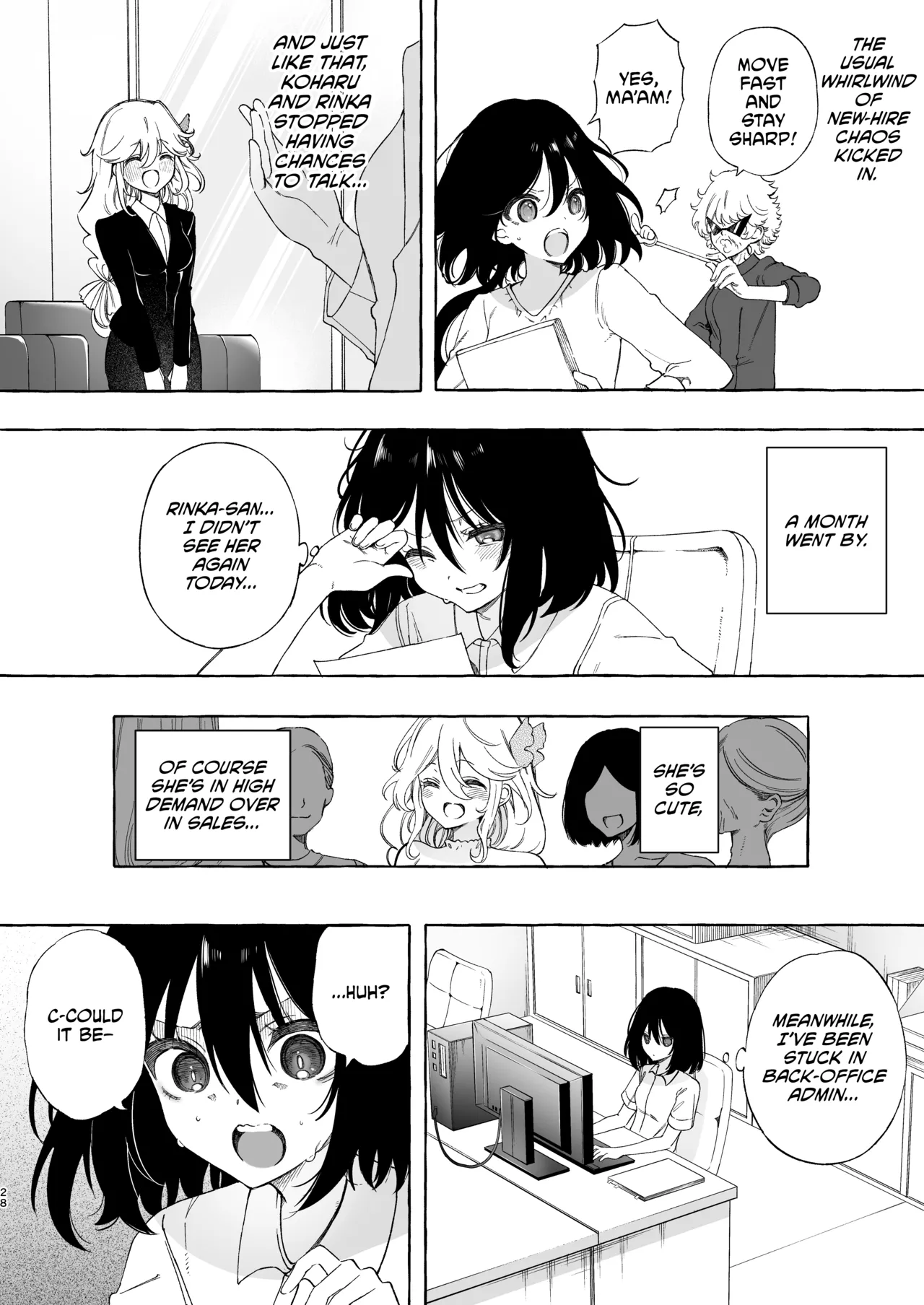 Mimi de Koishita Douryou ~OnaSuppo Onsei Otaku Onna ga Douryou no Koe ni Hannou Shite Ikimakuri~ page 28