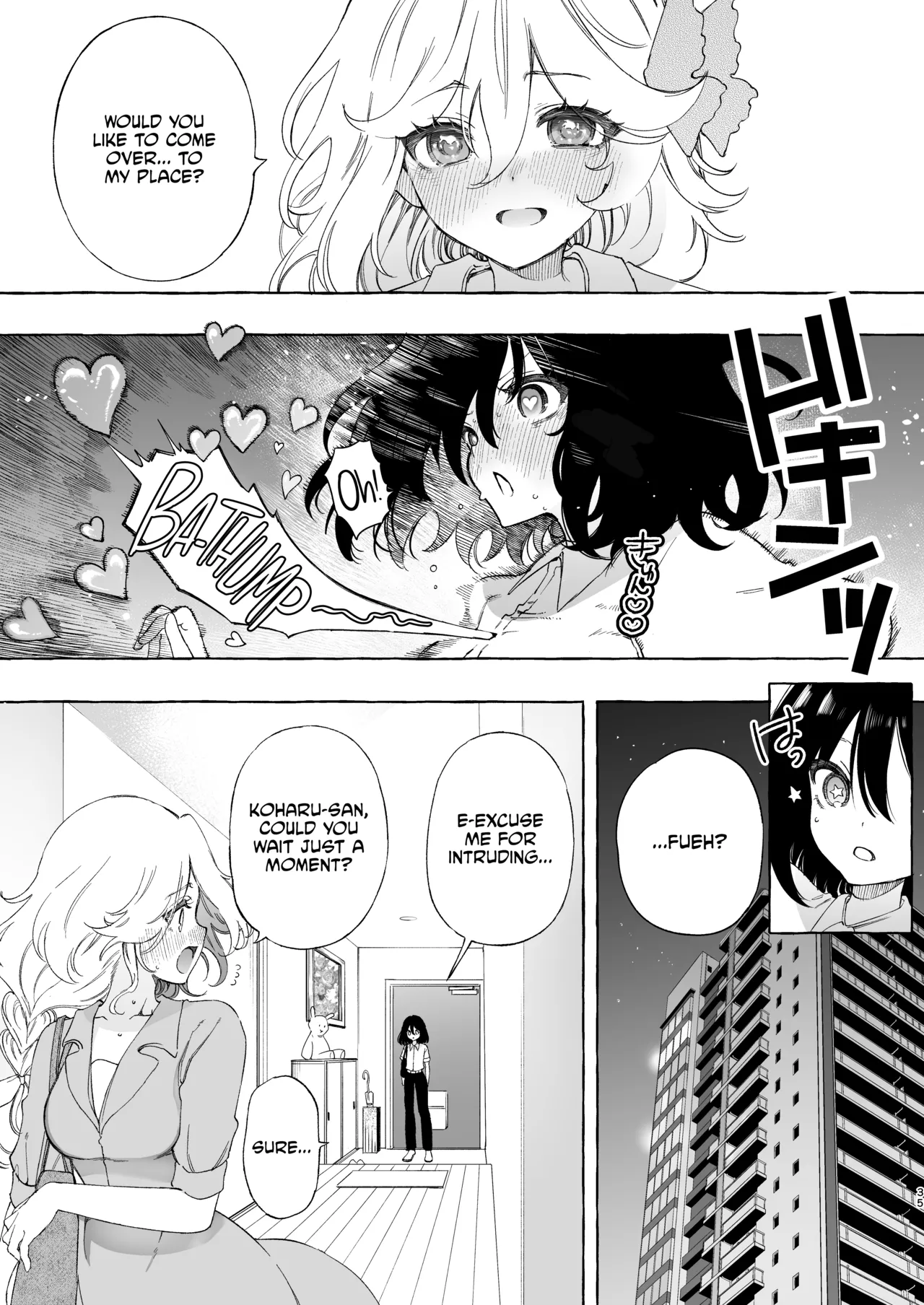 Mimi de Koishita Douryou ~OnaSuppo Onsei Otaku Onna ga Douryou no Koe ni Hannou Shite Ikimakuri~ page 35
