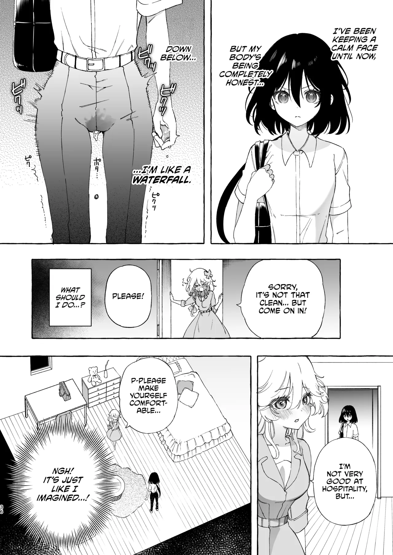 Mimi de Koishita Douryou ~OnaSuppo Onsei Otaku Onna ga Douryou no Koe ni Hannou Shite Ikimakuri~ page 36
