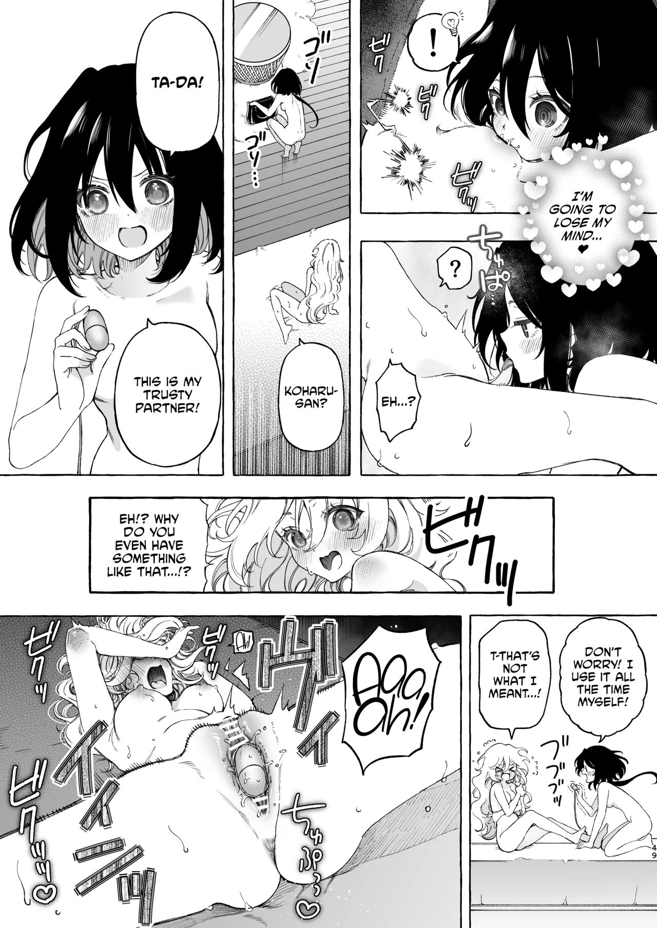 Mimi de Koishita Douryou ~OnaSuppo Onsei Otaku Onna ga Douryou no Koe ni Hannou Shite Ikimakuri~ page 49